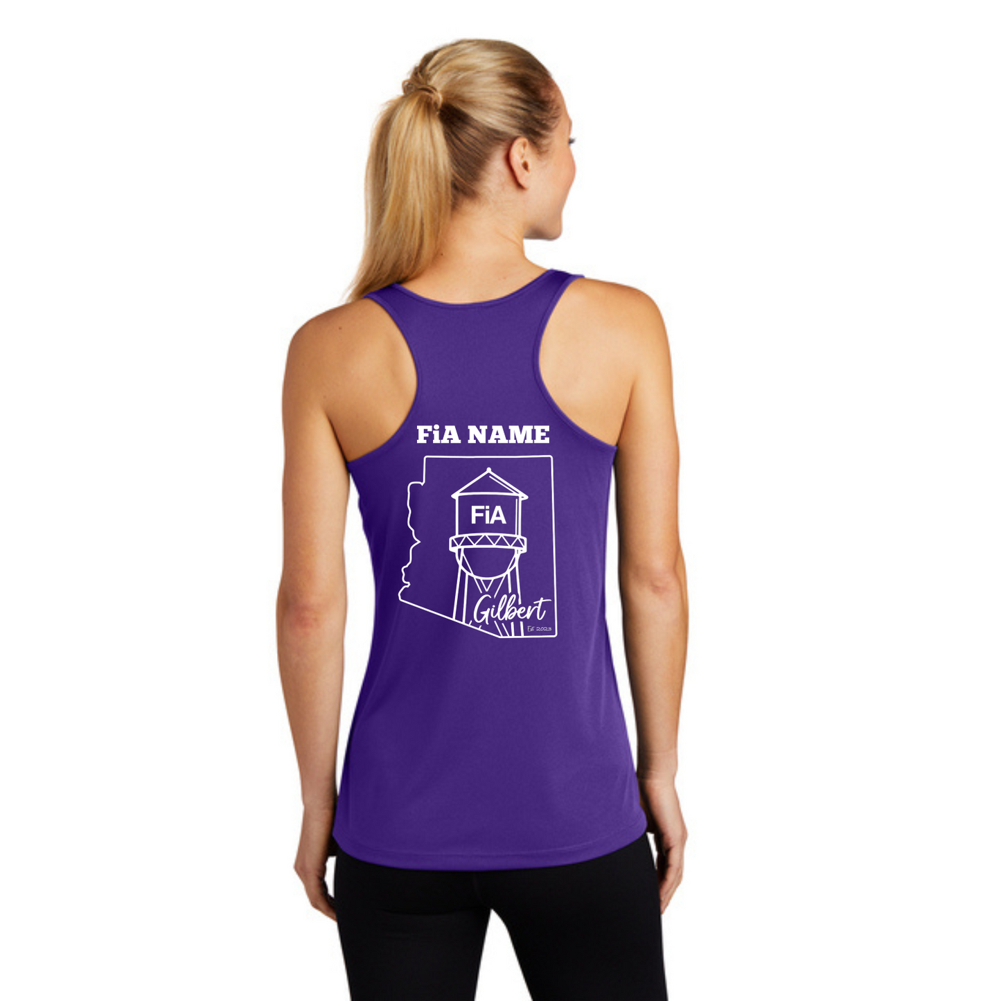 Gilbert AZ - PERSONALIZED Sport Tek Women's Racerback Tank