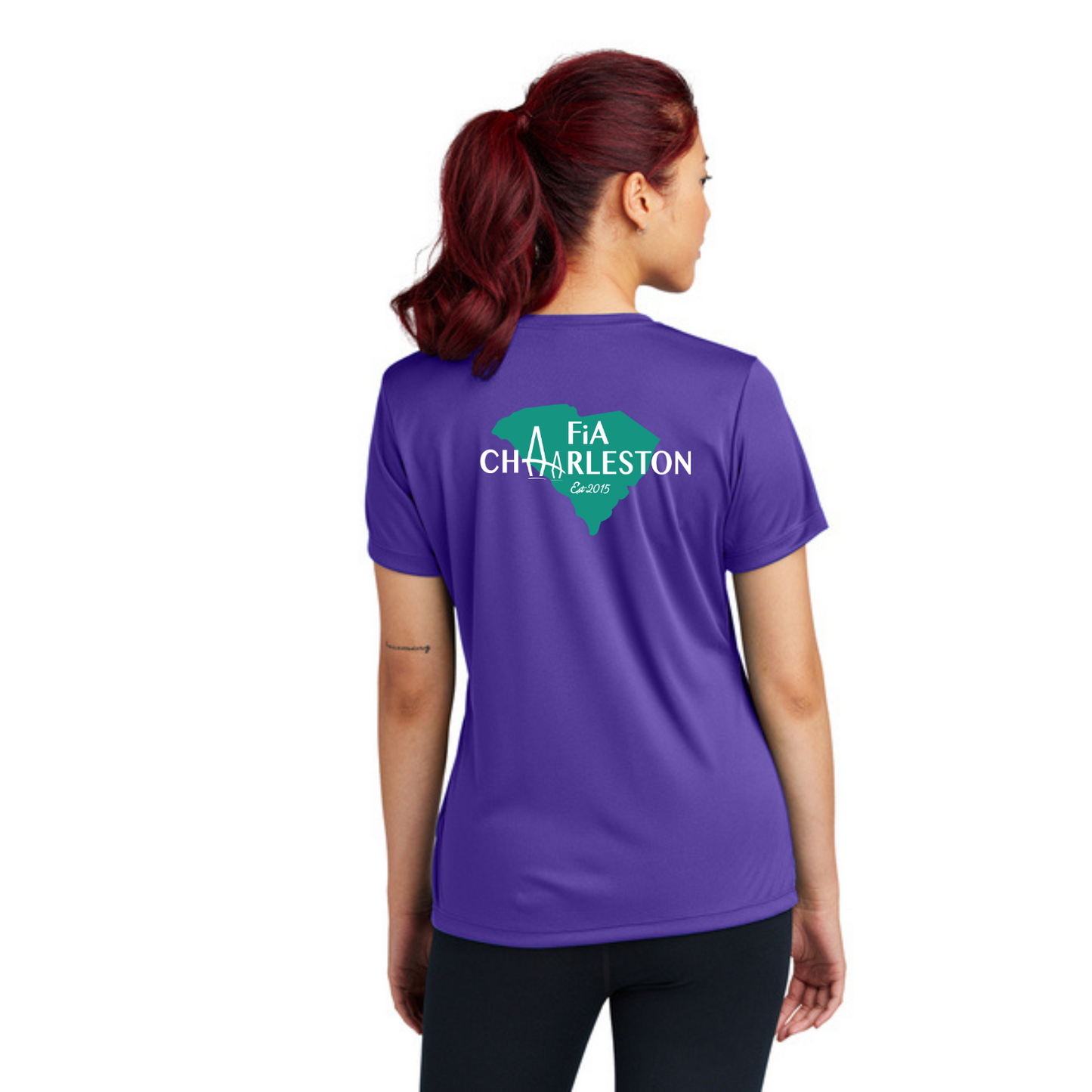 Charleston, SC - Sport Tek Crew Neck Short Sleeve Performance Tee