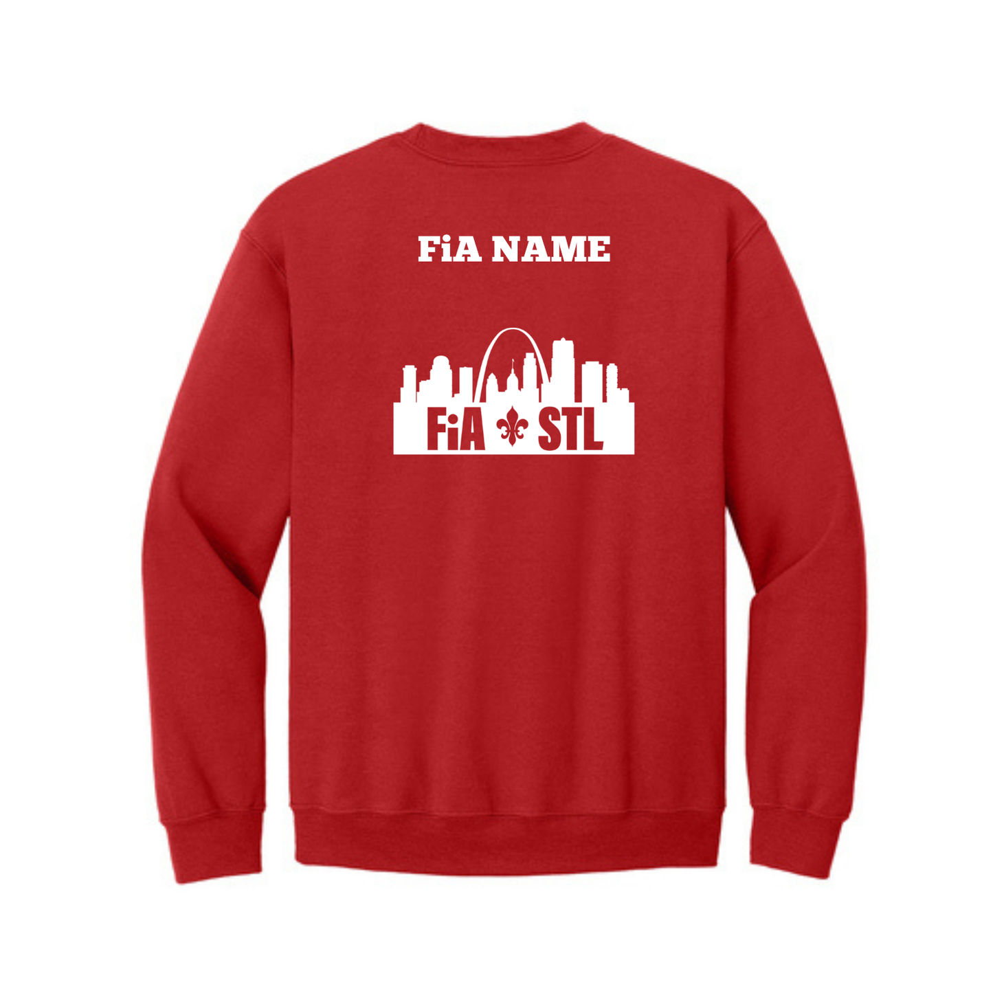 St. Louis, MO - PERSONALIZED Gildan Heavy Blend Crewneck Sweatshirt