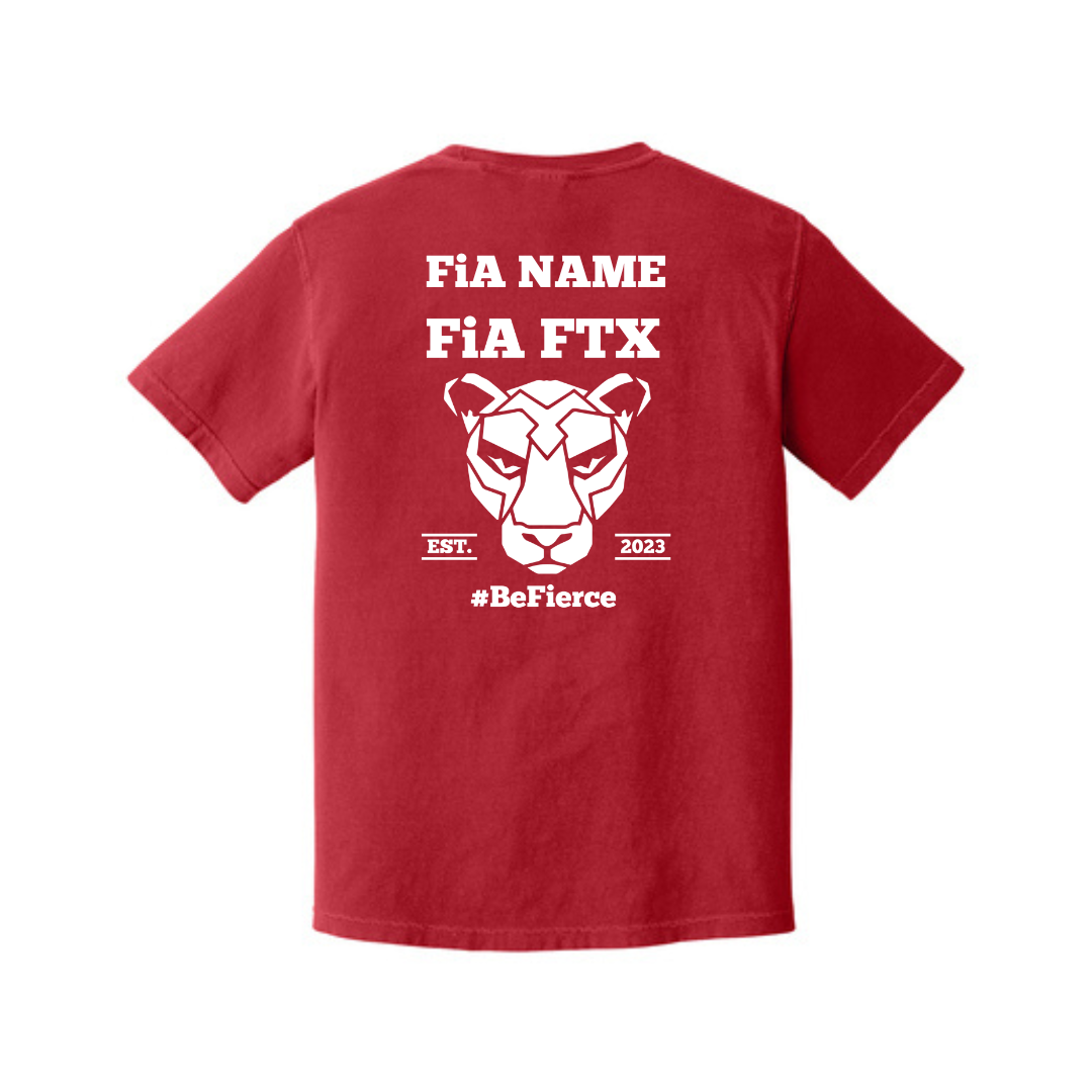 FTX, TX - PERSONALIZED Comfort Colors Heavyweight Ring Spun Tee