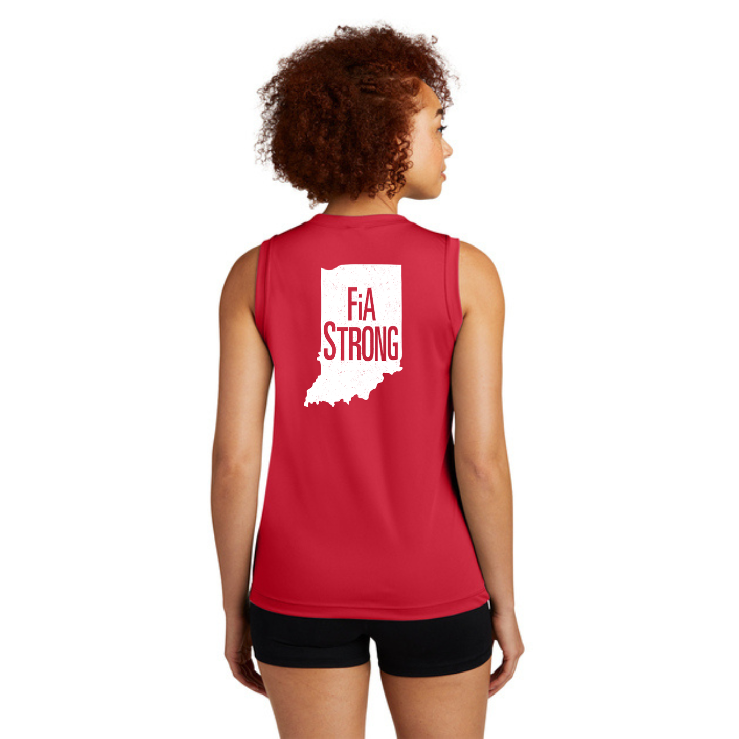 FiA Strong - Sport Tek Sleeveless Performance V-Neck Tee