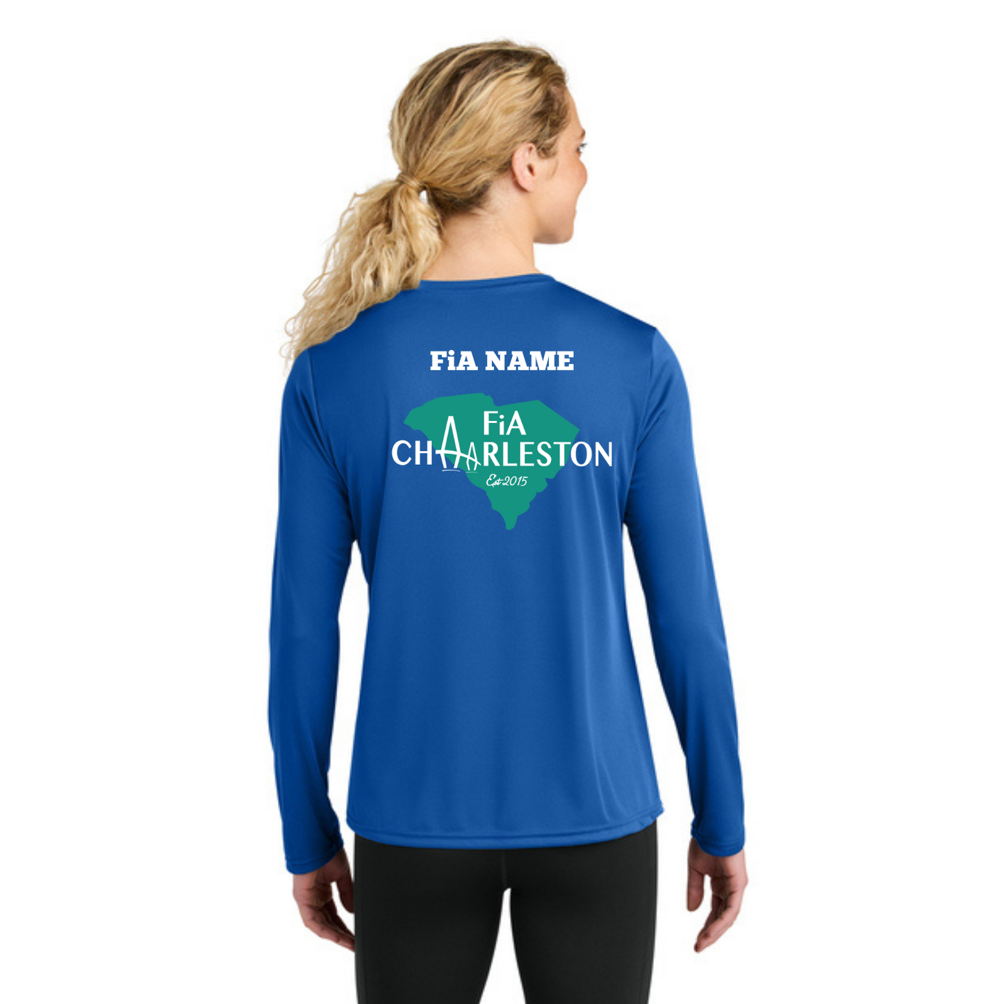 Charleston, SC - PERSONALIZED A4 Cooling Performance Long Sleeve Tee