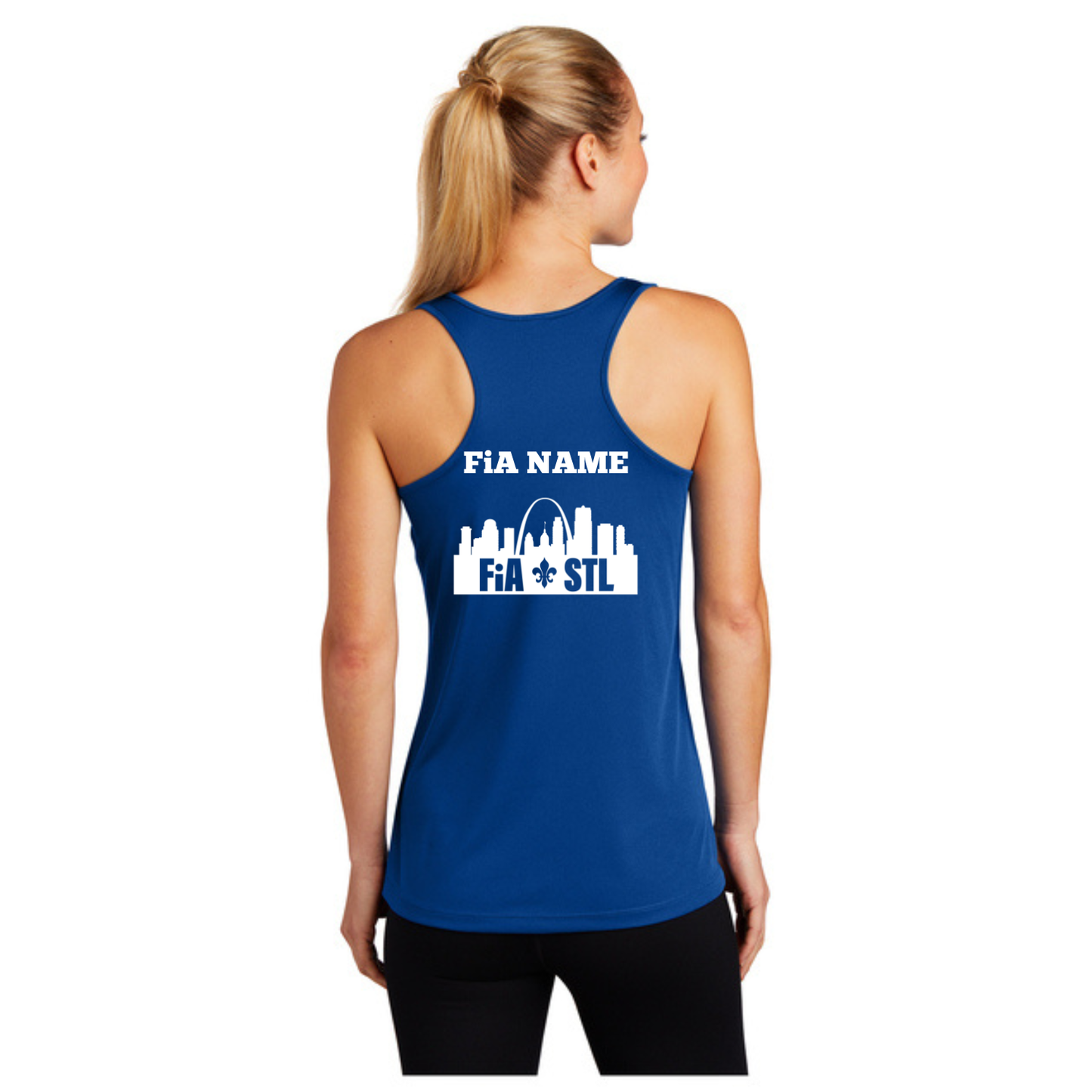 St. Louis, MO - PERSONALIZED Sport Tek Racerback Tank