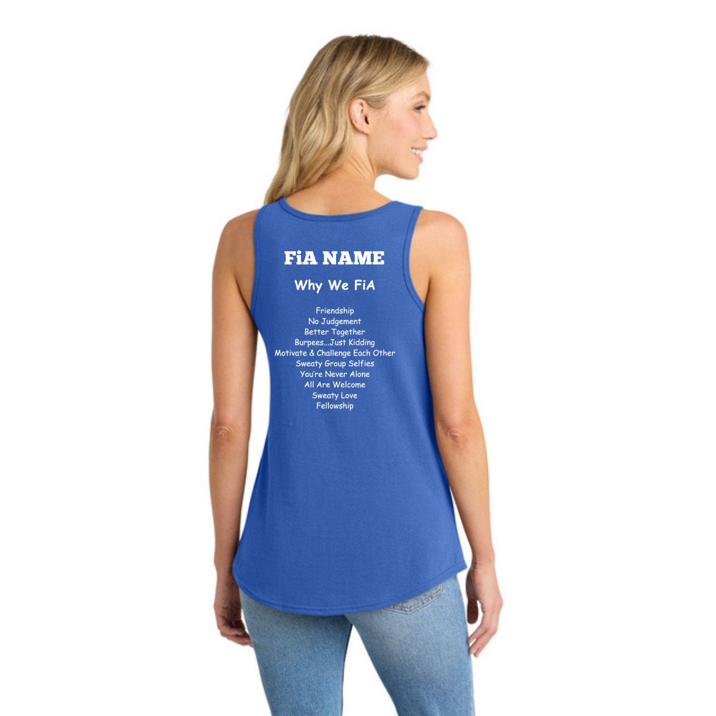 Why we FiA Goose Creek, SC - PERSONALIZED Port & Co Women's Core Cotton Tank Top
