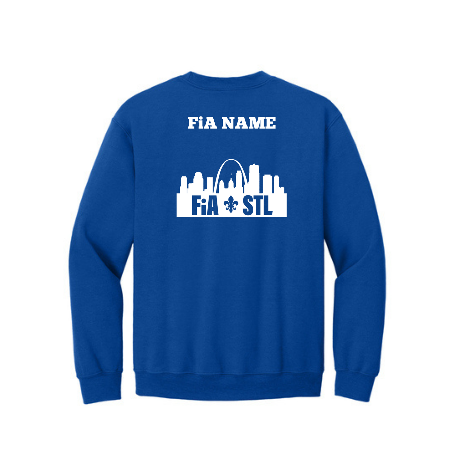 St. Louis, MO - PERSONALIZED Gildan Heavy Blend Crewneck Sweatshirt