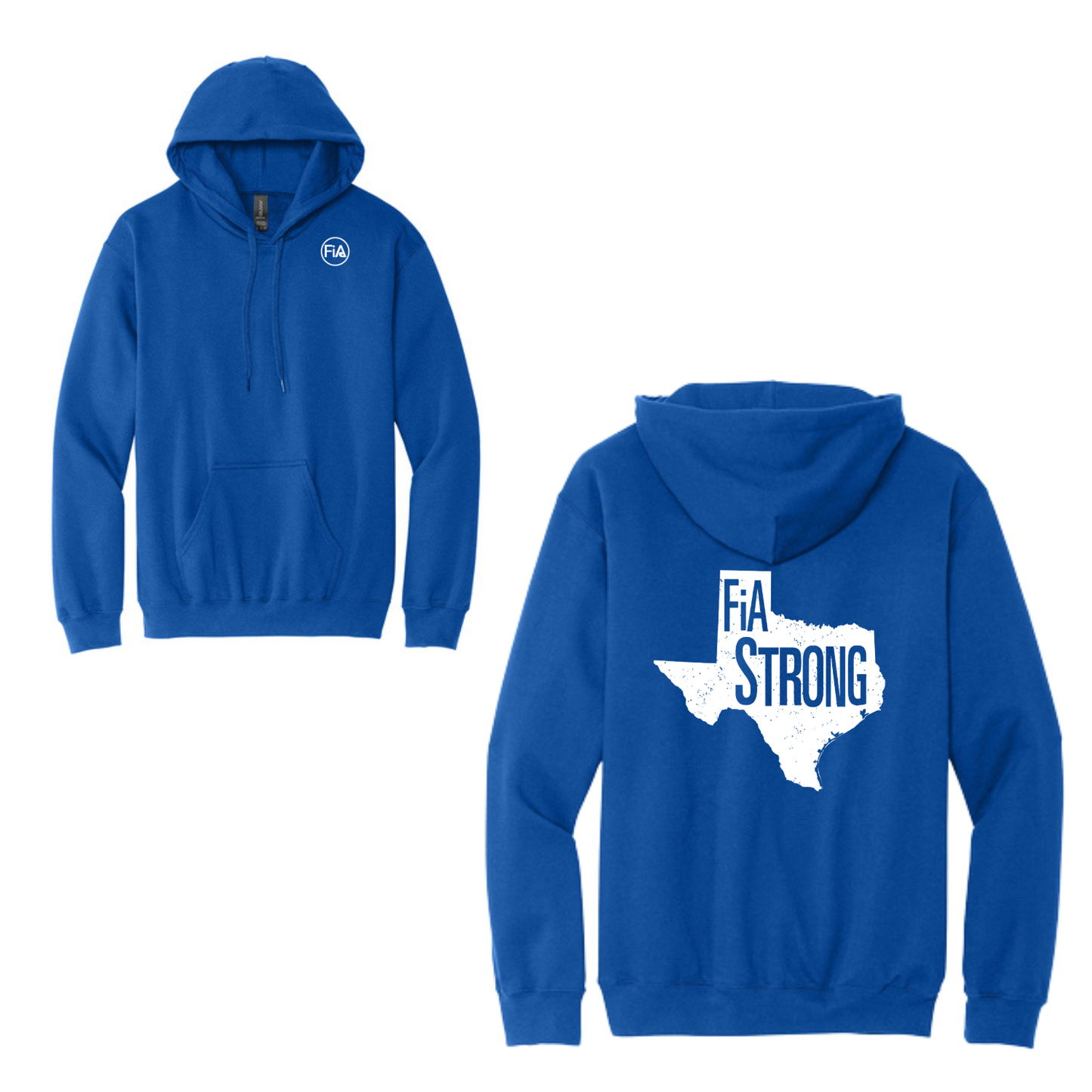 Texas Strong - Gildan Softstyle Midweight Pullover Hooded Sweatshirt