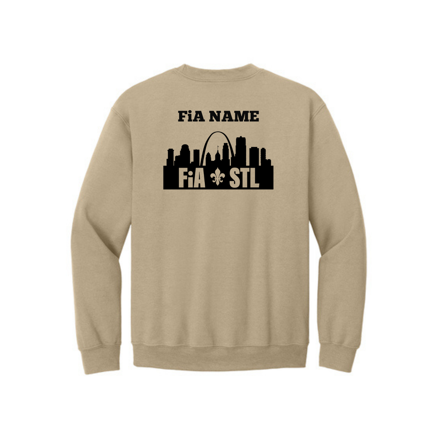 St. Louis, MO - PERSONALIZED Gildan Heavy Blend Crewneck Sweatshirt