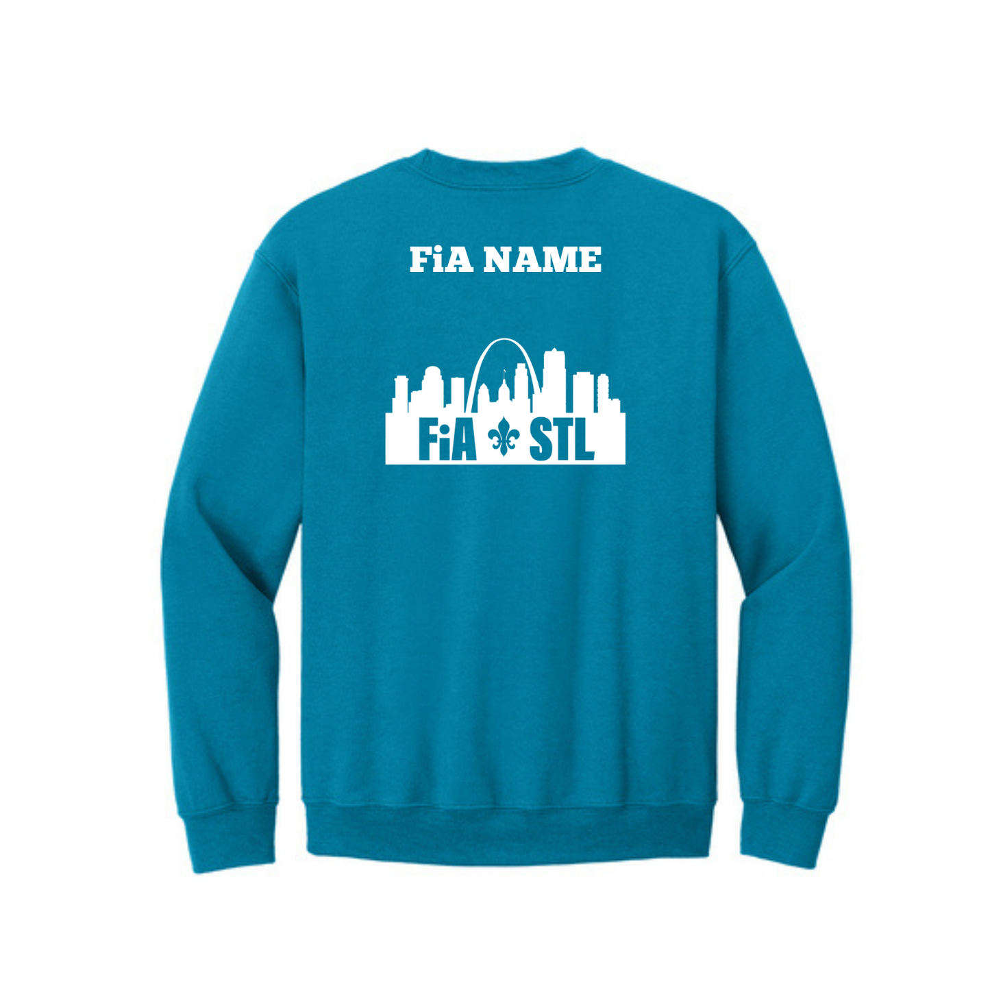 St. Louis, MO - PERSONALIZED Gildan Heavy Blend Crewneck Sweatshirt