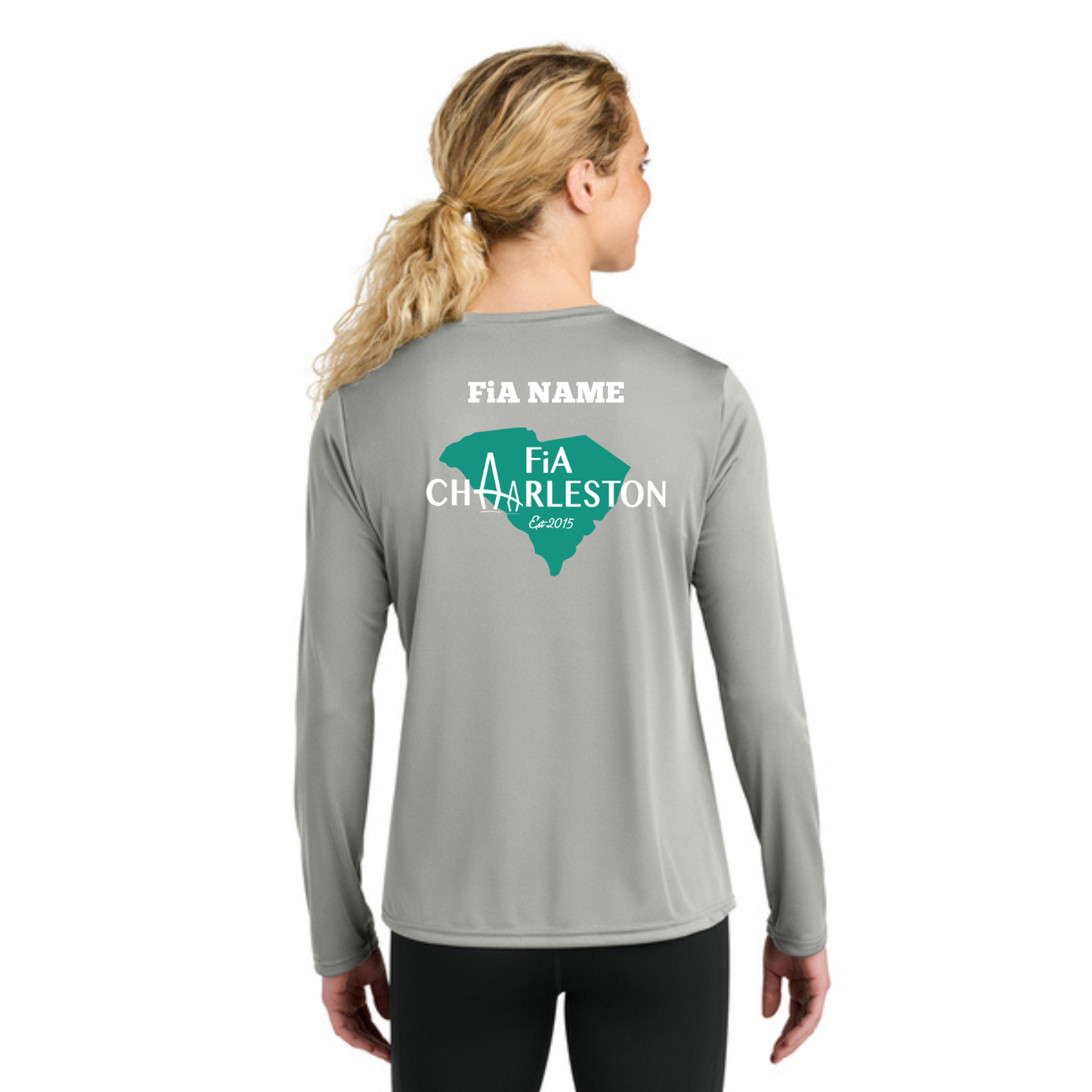 Charleston, SC - PERSONALIZED A4 Cooling Performance Long Sleeve Tee