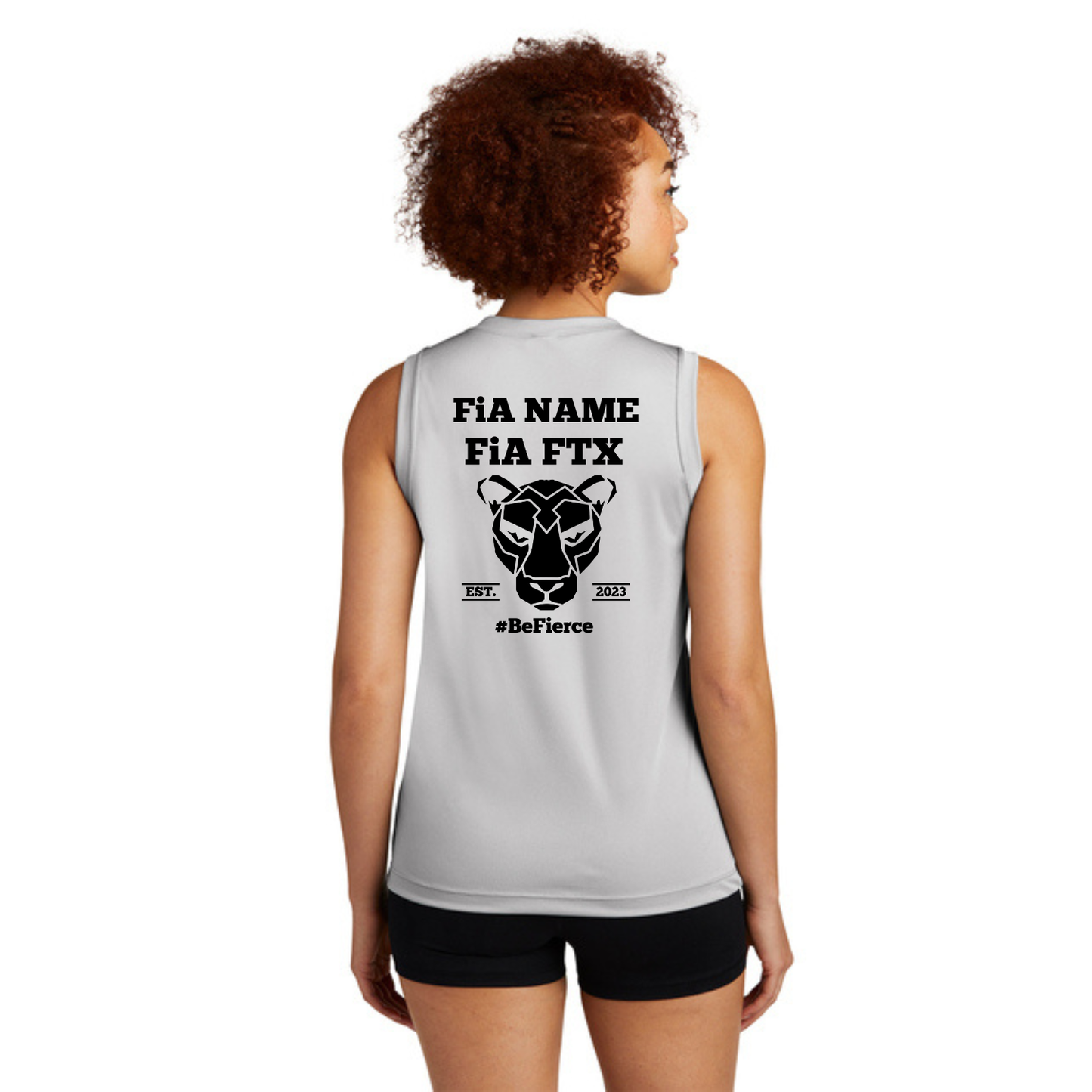 FTX, TX - PERSONALIZED Sport Tek Sleeveless Performance V-Neck Tee