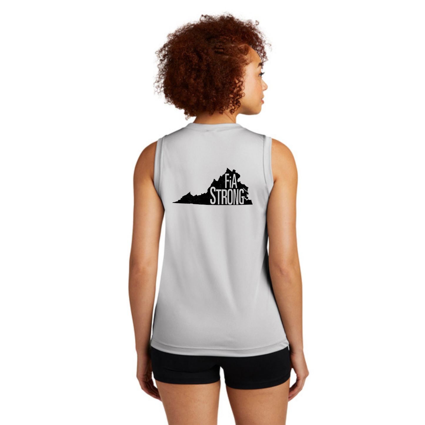 Virginia Strong - Sport Tek Sleeveless Performance V-Neck Tee