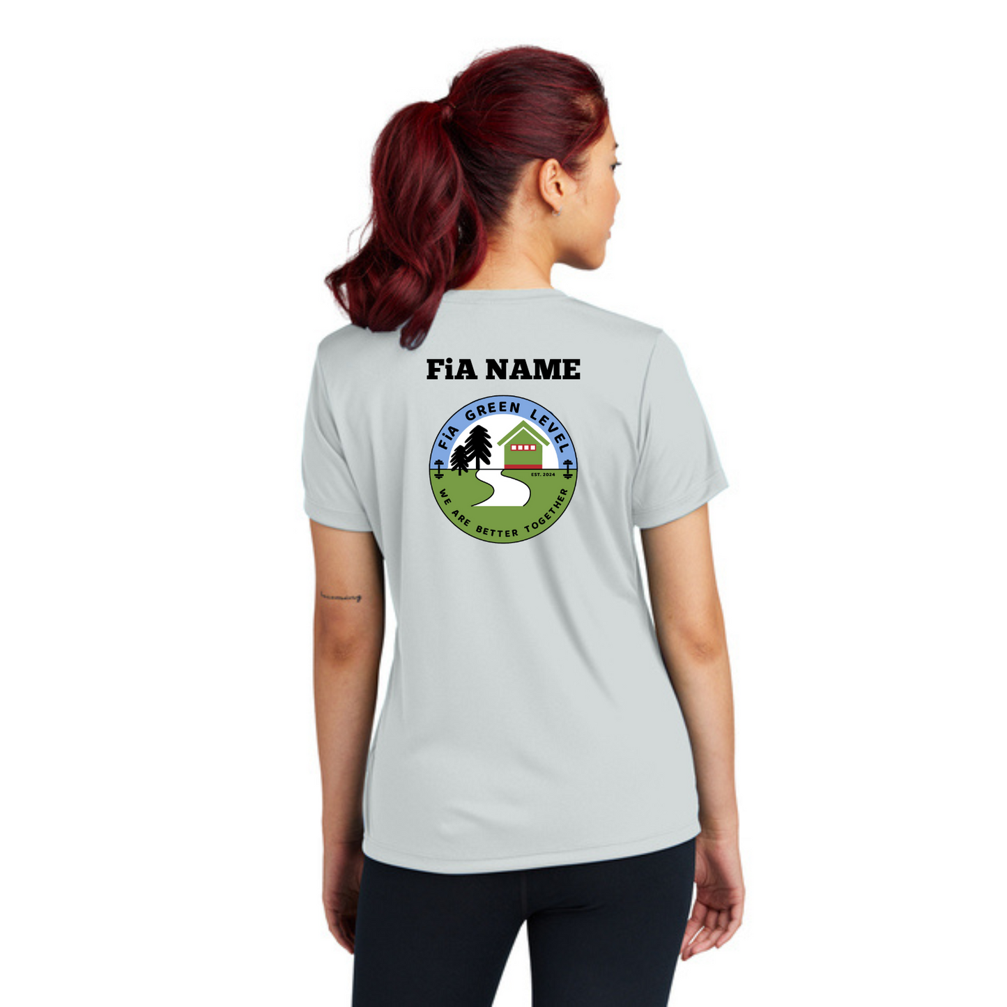 Green Level, NC - PERSONALIZED Sport Tek Crew Neck Short Sleeve Performance Tee
