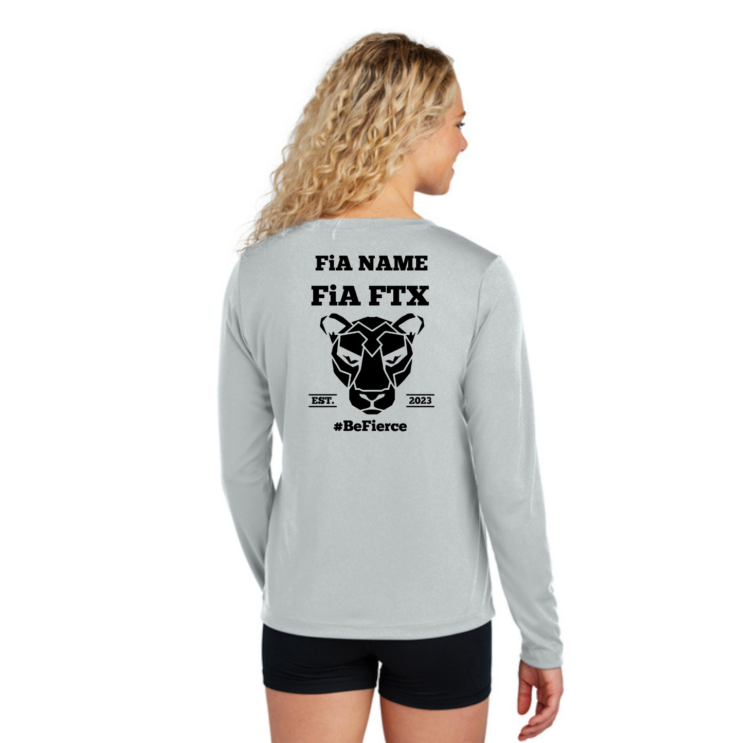 FTX, TX - PERSONALIZED Sport Tek Long Sleeve Performance V-Neck Tee