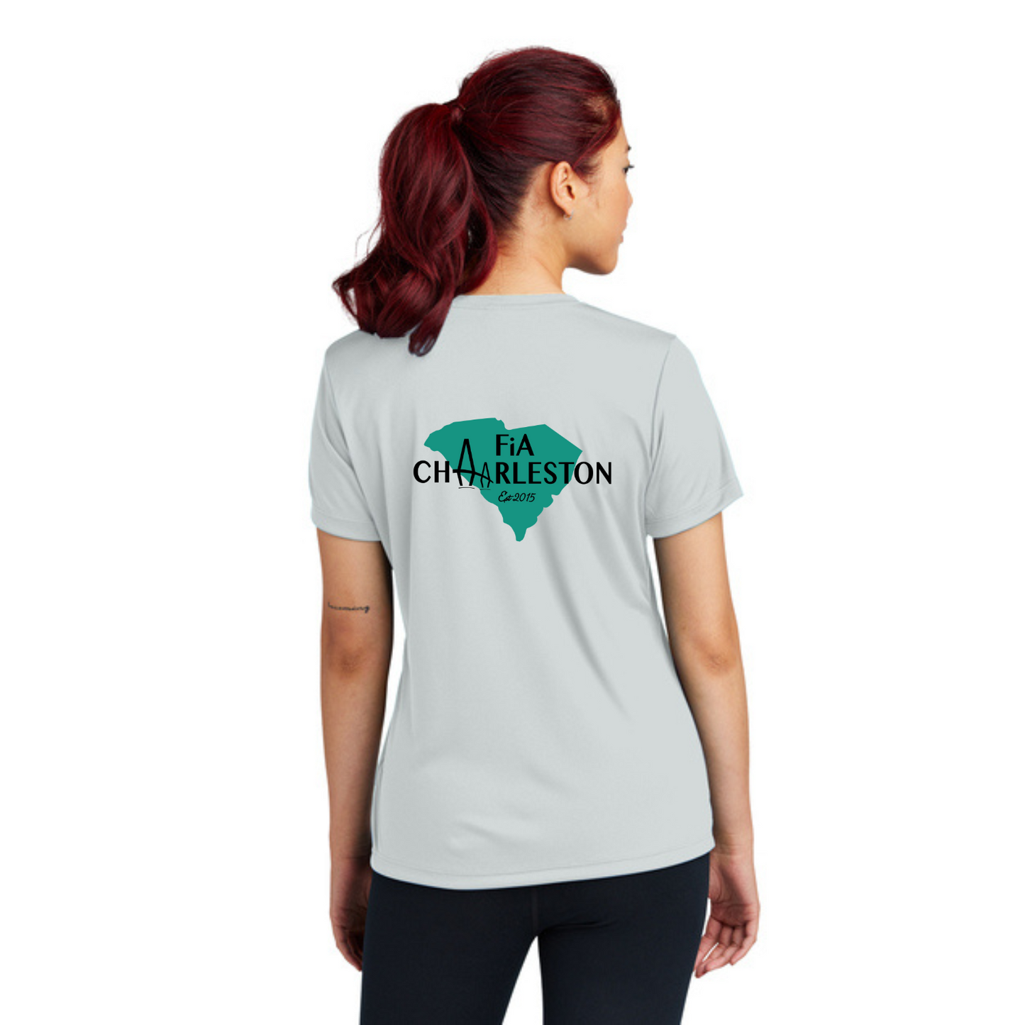 Charleston, SC - Sport Tek Crew Neck Short Sleeve Performance Tee