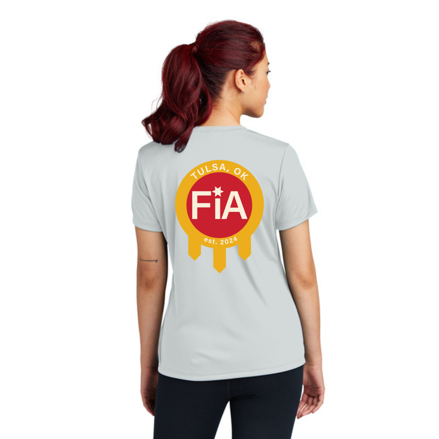 Tulsa, OK - Sport Tek V-Neck Short Sleeve Performance Tee