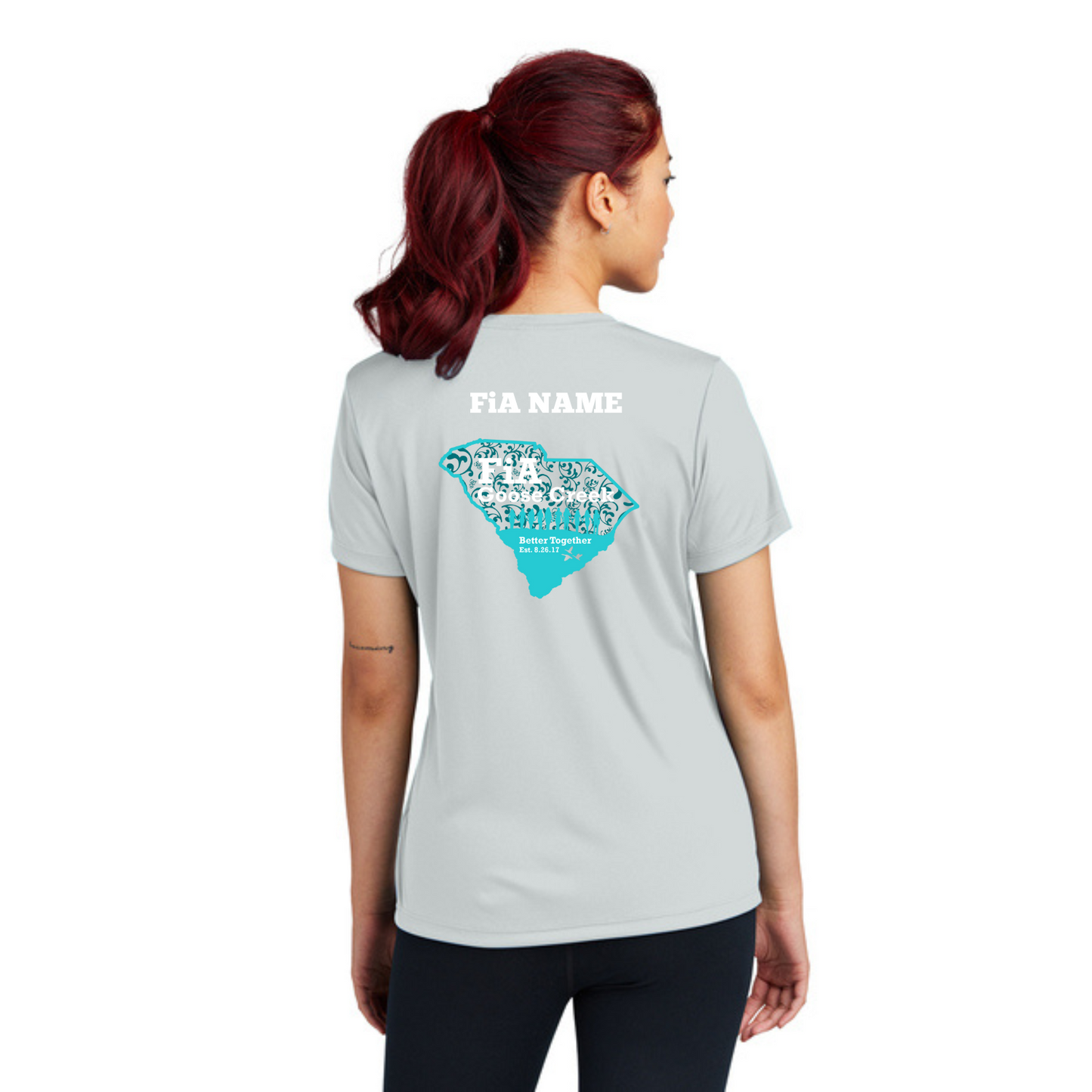Goose Creek, SC - PERSONALIZED Sport Tek Crew Neck Short Sleeve Performance Tee