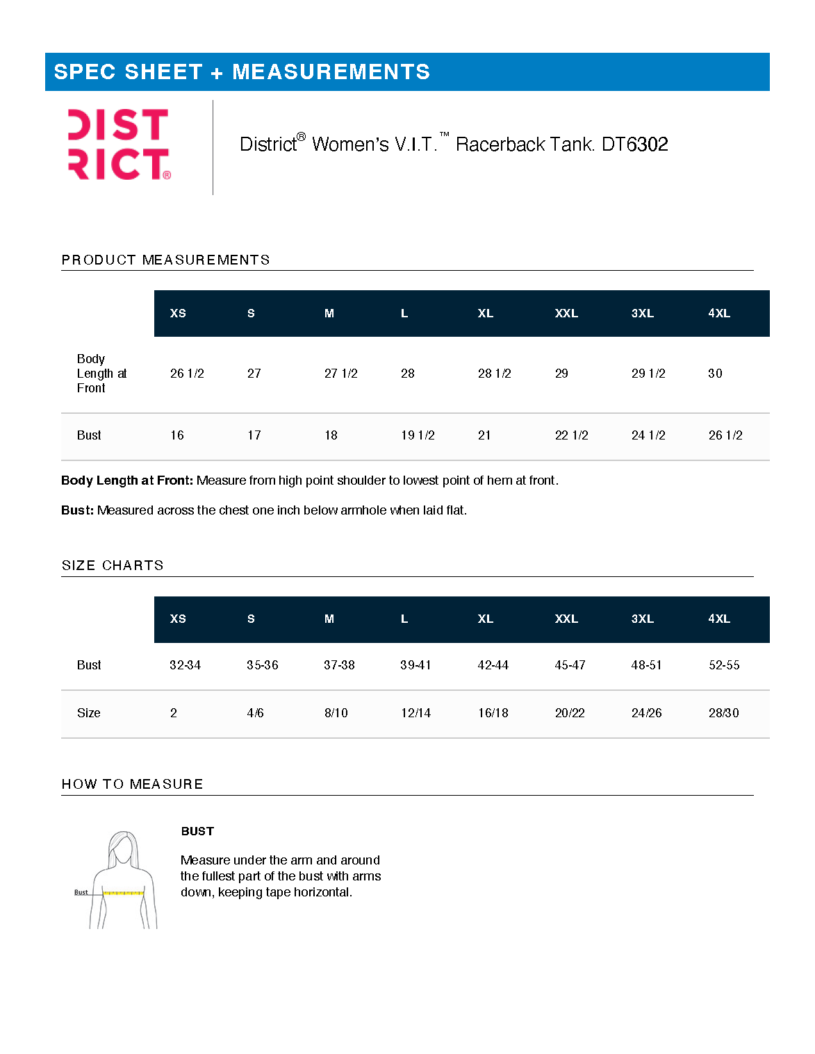 Patriotic - District V.I.T. Racerback Cotton Tank