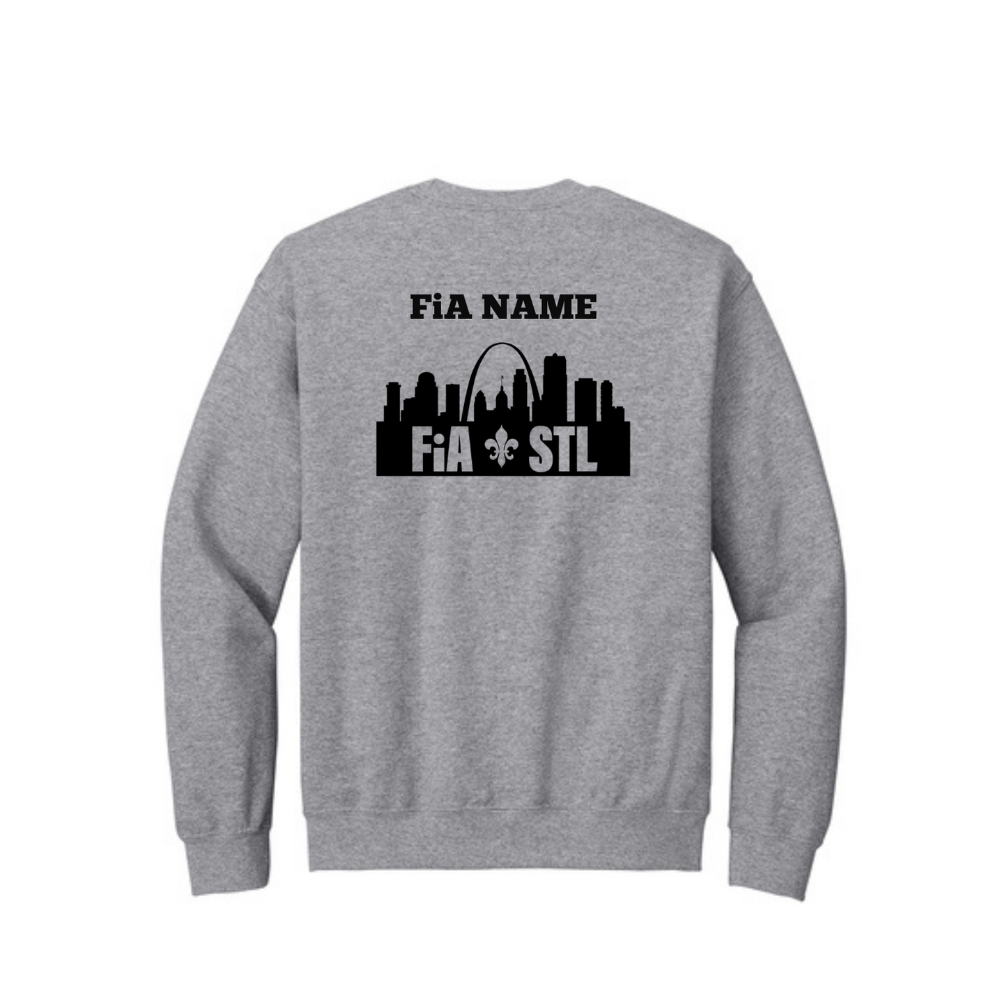 St. Louis, MO - PERSONALIZED Gildan Heavy Blend Crewneck Sweatshirt