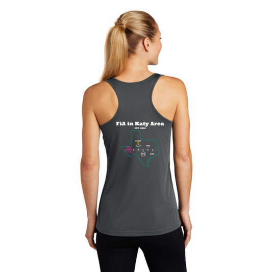 Katy FiA Anniversary - PERSONALIZED Sport Tek Racerback Tank