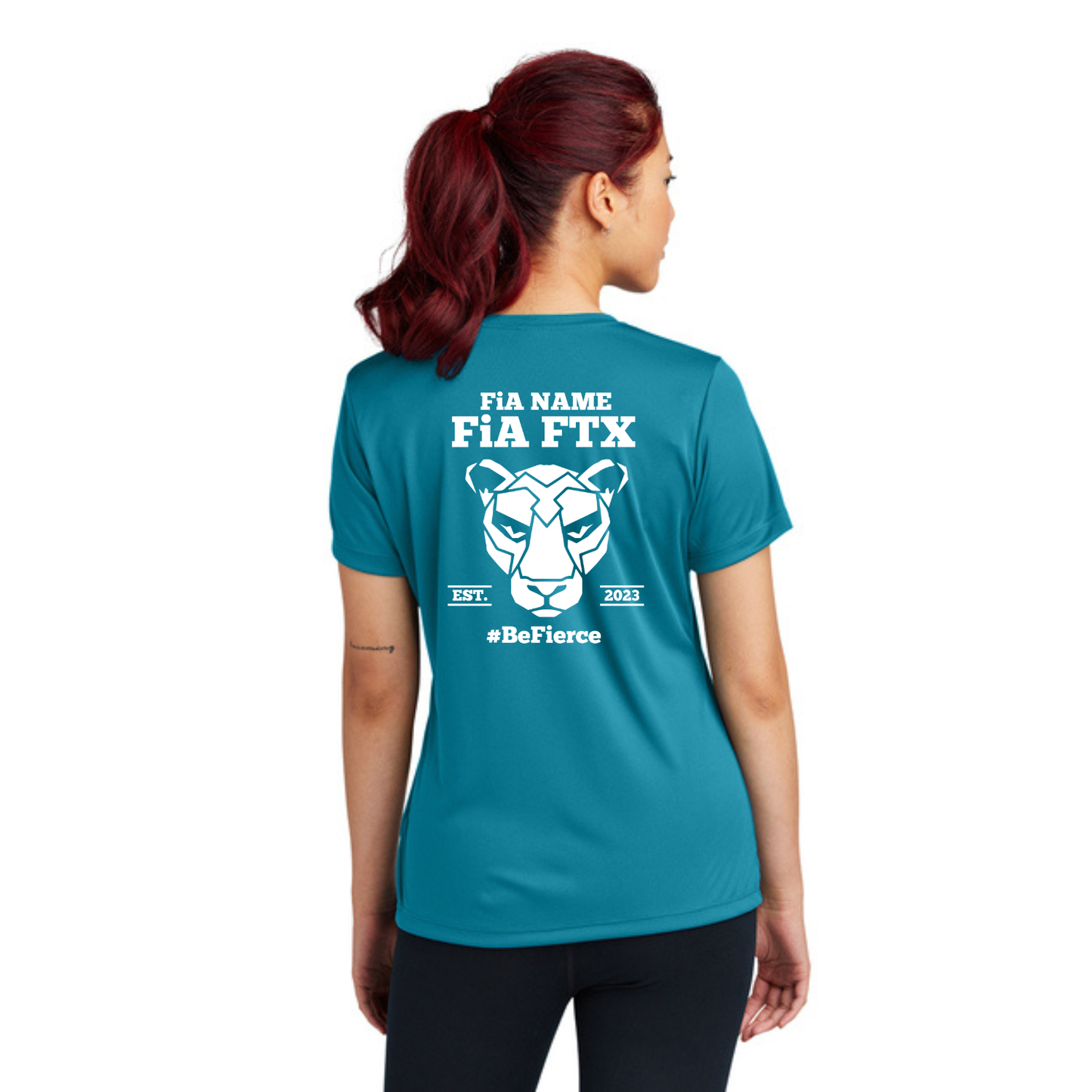 FTX, TX- PERSONALIZED Sport Tek V-Neck Short Sleeve Performance Tee