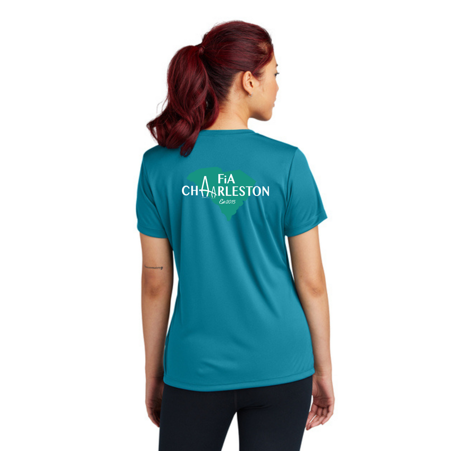 Charleston, SC - Sport Tek Crew Neck Short Sleeve Performance Tee