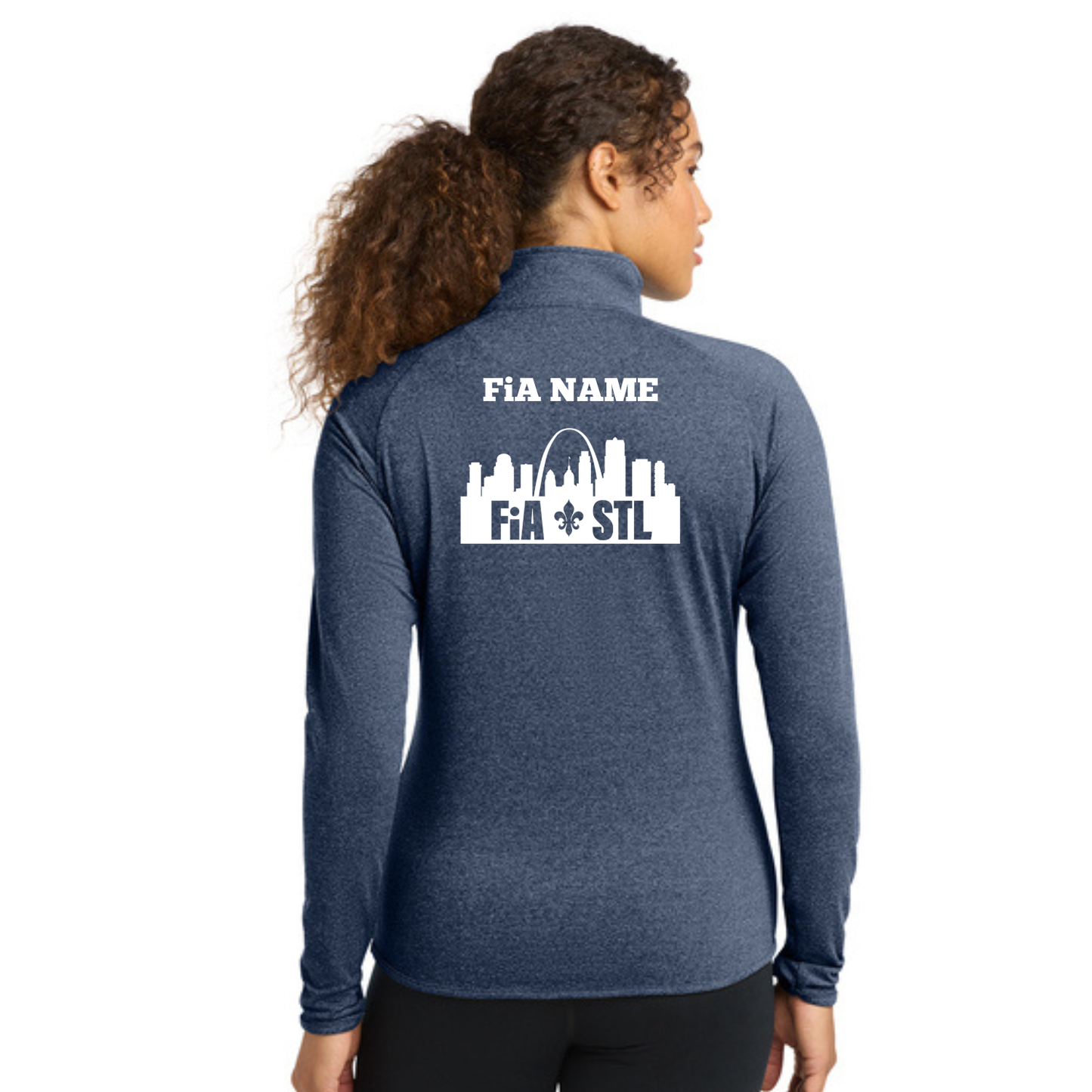 St. Louis, MO - PERSONALIZED Sport Tek Sport-Wick Stretch 1/4-Zip Pullover