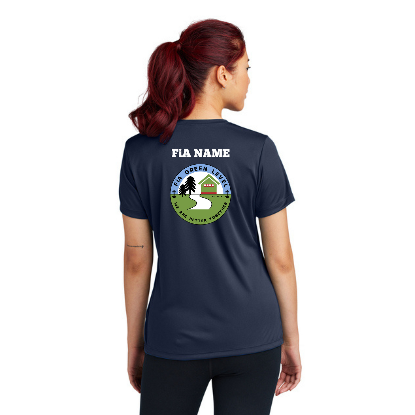 Green Level, NC - PERSONALIZED Sport Tek Crew Neck Short Sleeve Performance Tee