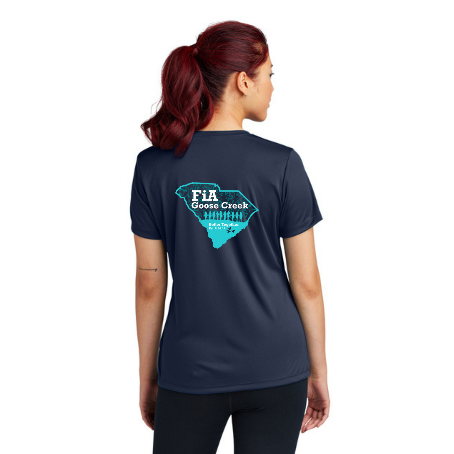 Goose Creek, SC - Sport Tek V-Neck Short Sleeve Performance Tee