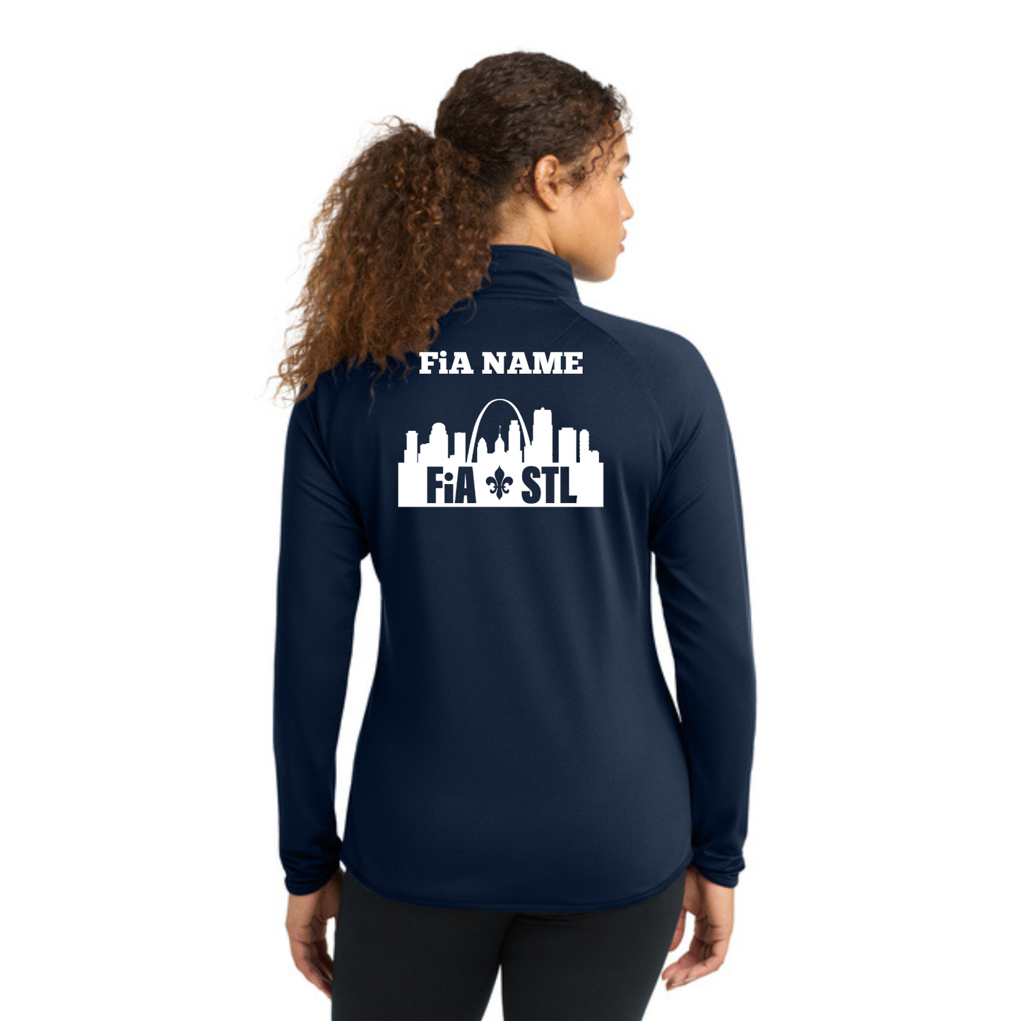 St. Louis, MO - PERSONALIZED Sport Tek Sport-Wick Stretch 1/4-Zip Pullover