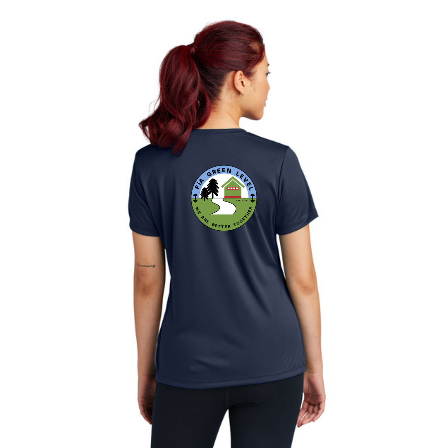Green Level, NC - Sport Tek V-Neck Short Sleeve Performance Tee