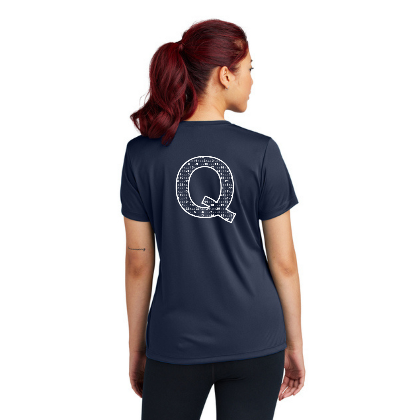 Q Shirt- Sport Tek V-Neck Short Sleeve Performance Tee