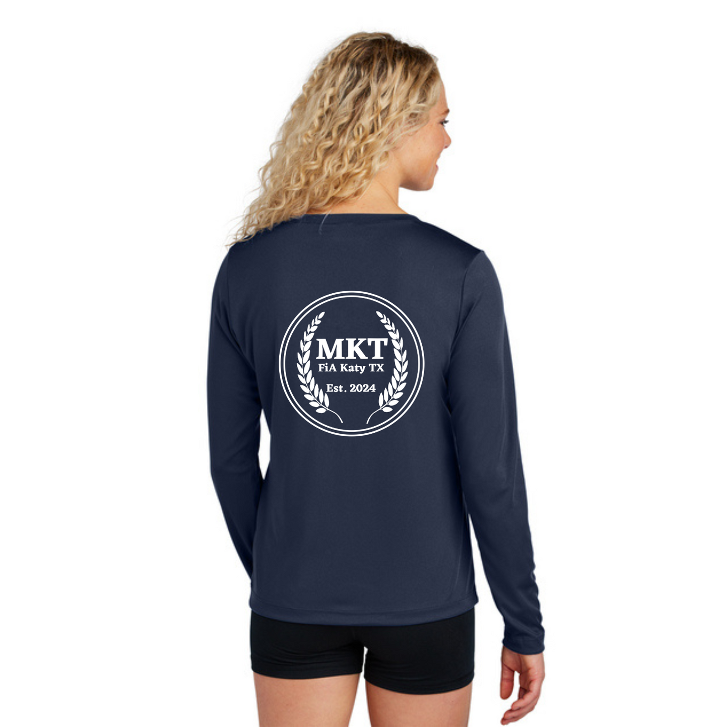 MKT, TX - Sport Tek Long Sleeve Performance V-Neck Tee