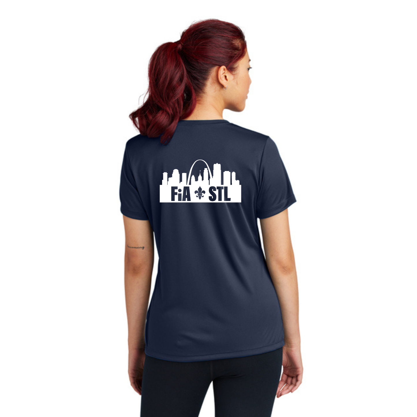 St. Louis, MO - Sport Tek Crew Neck Short Sleeve Performance Tee