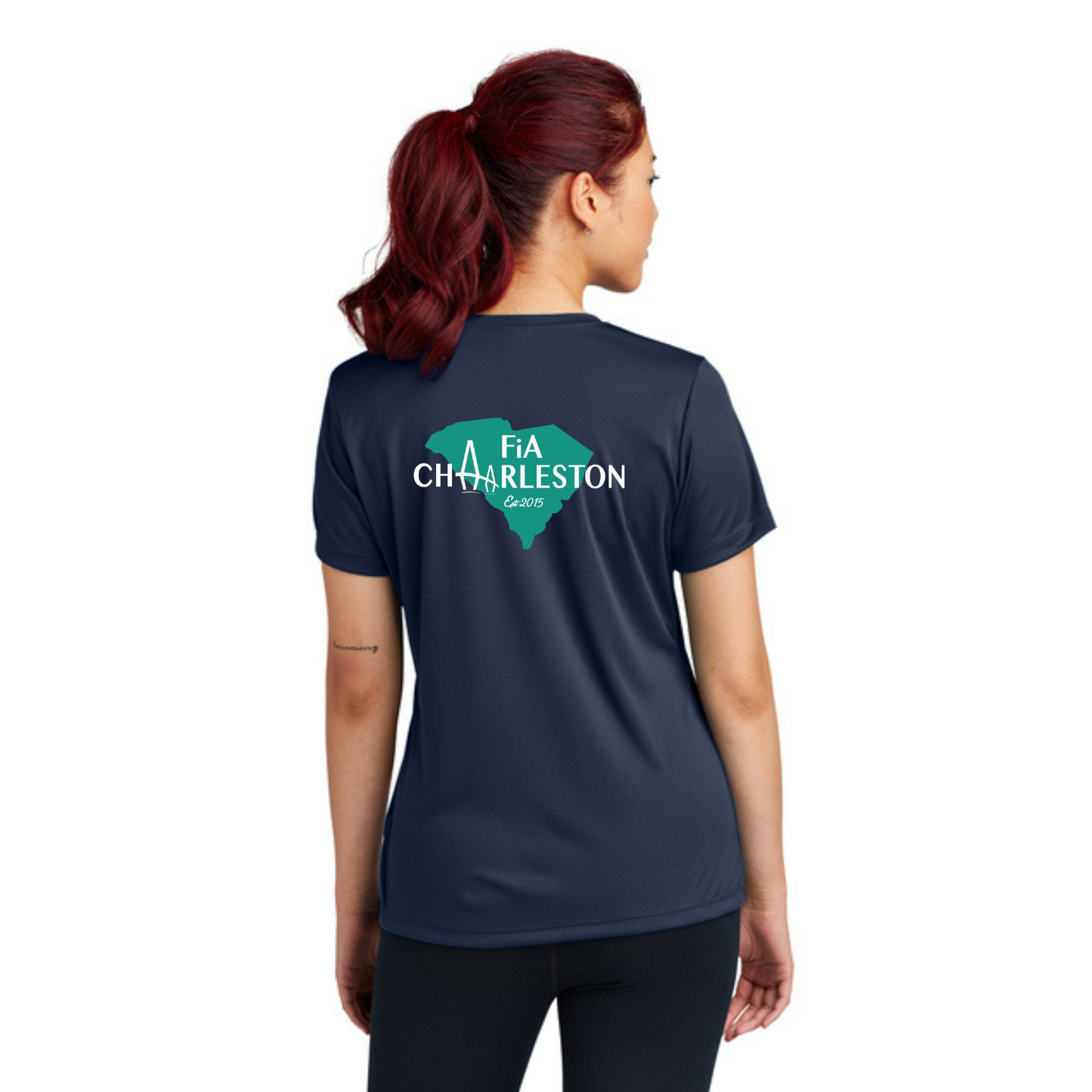 Charleston, SC - Sport Tek Crew Neck Short Sleeve Performance Tee