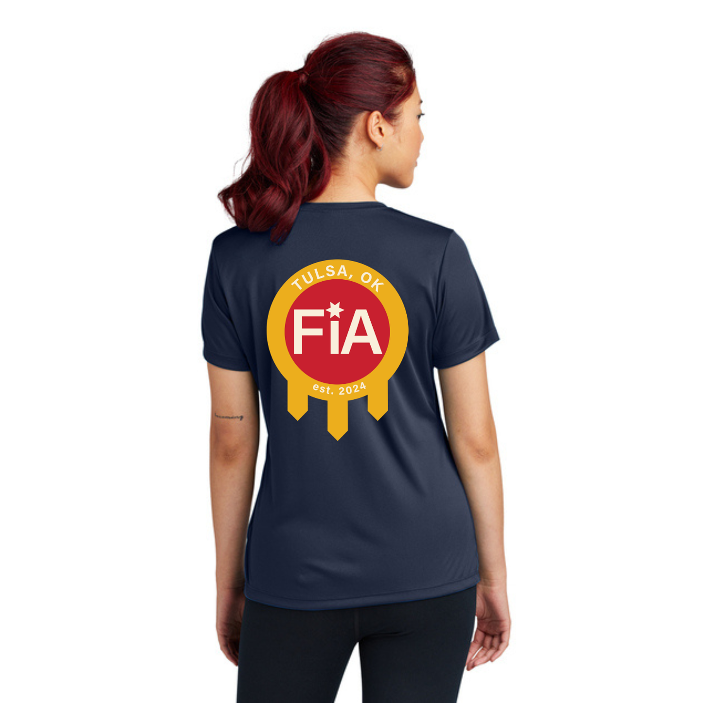 Tulsa, OK - Sport Tek V-Neck Short Sleeve Performance Tee