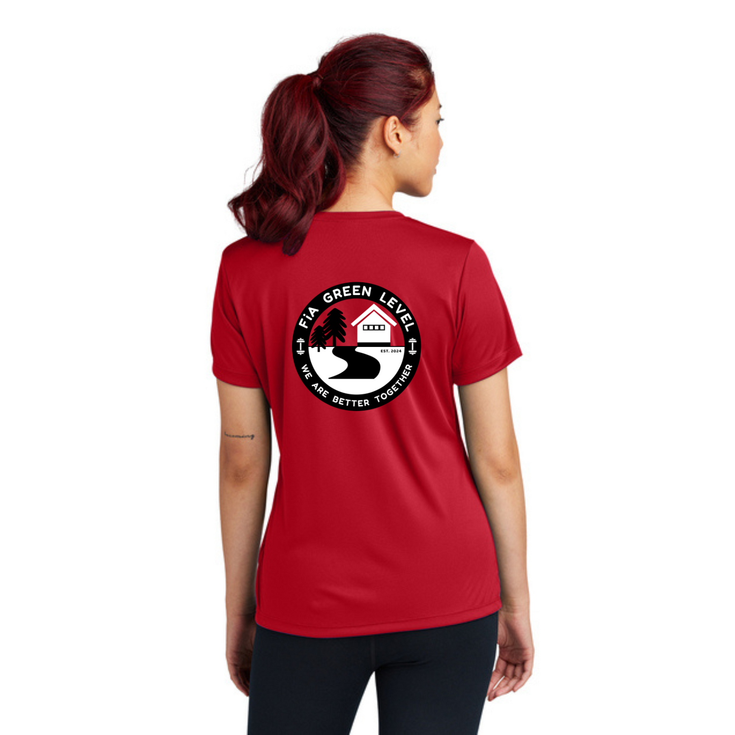 Green Level, NC - Sport Tek V-Neck Short Sleeve Performance Tee