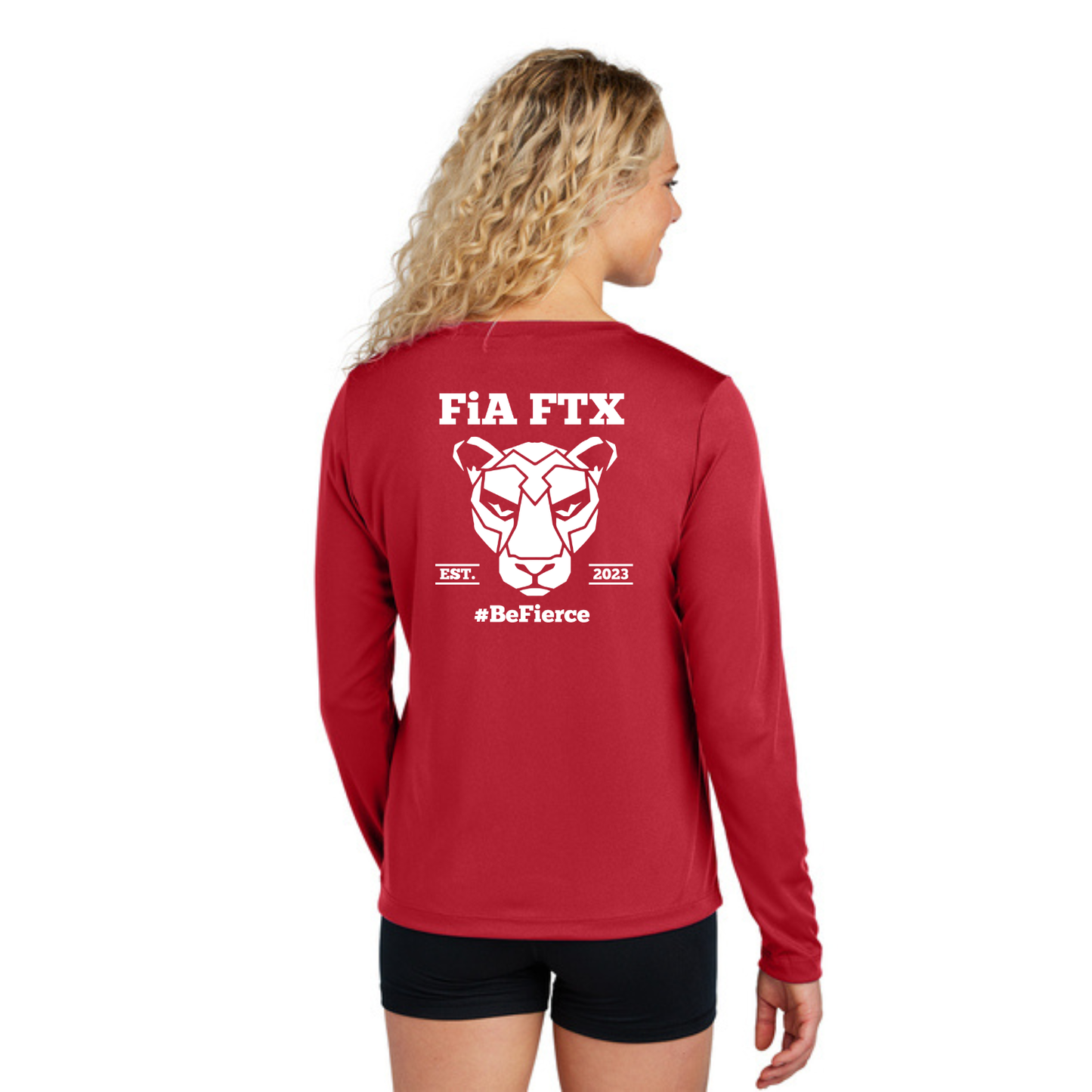 FTX, TX - Sport Tek Long Sleeve Performance V-Neck Tee