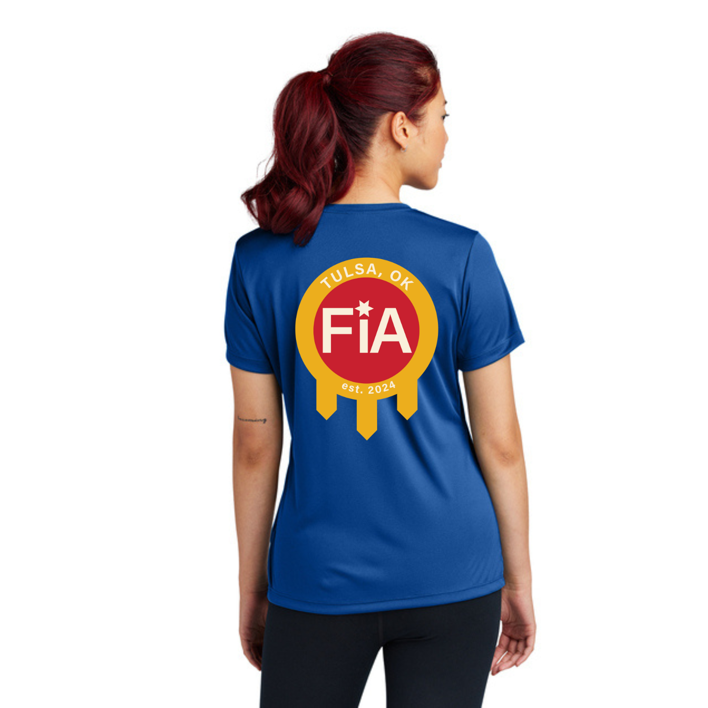 Tulsa, OK - Sport Tek V-Neck Short Sleeve Performance Tee