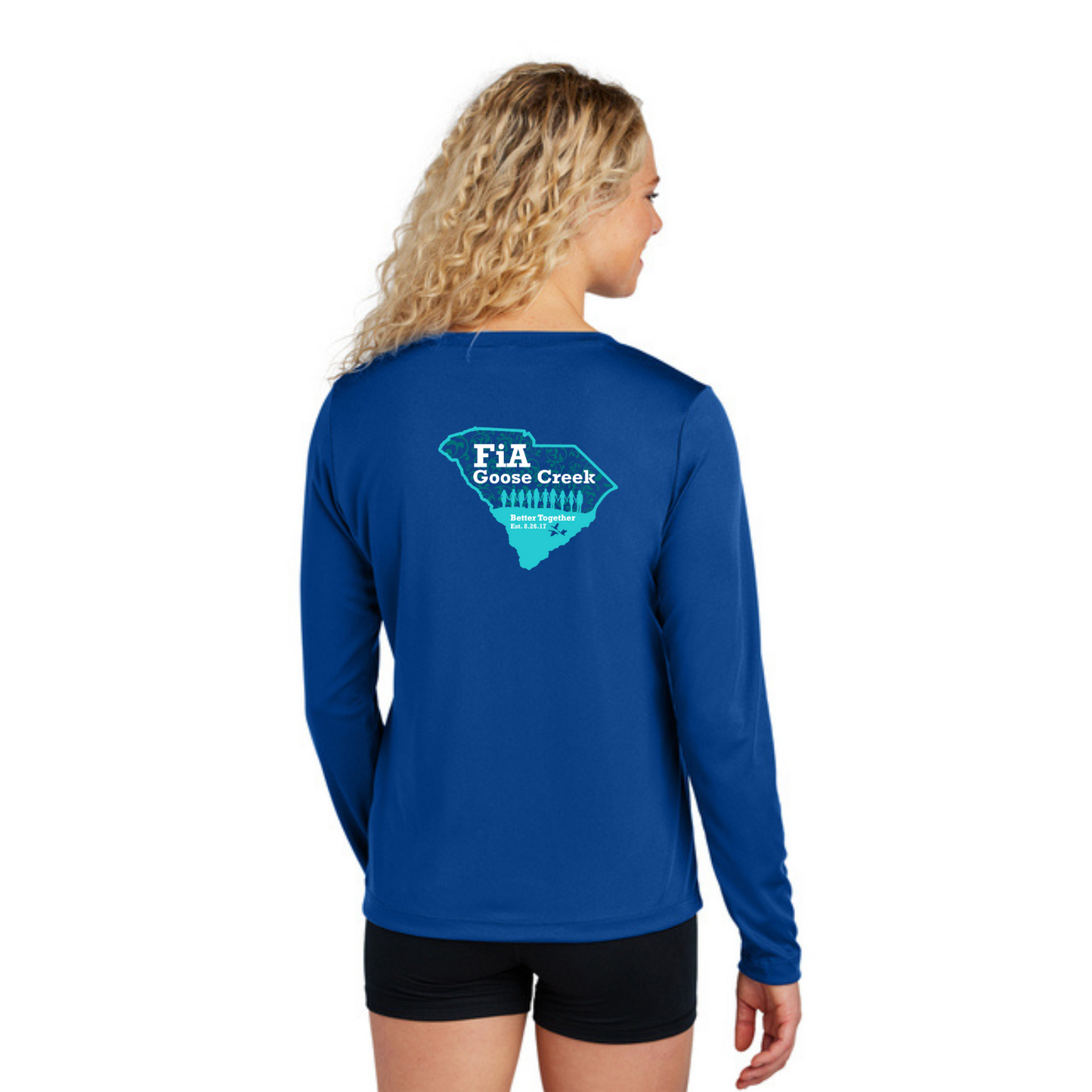 Goose Creek, SC - Sport Tek Long Sleeve Performance V-Neck Tee