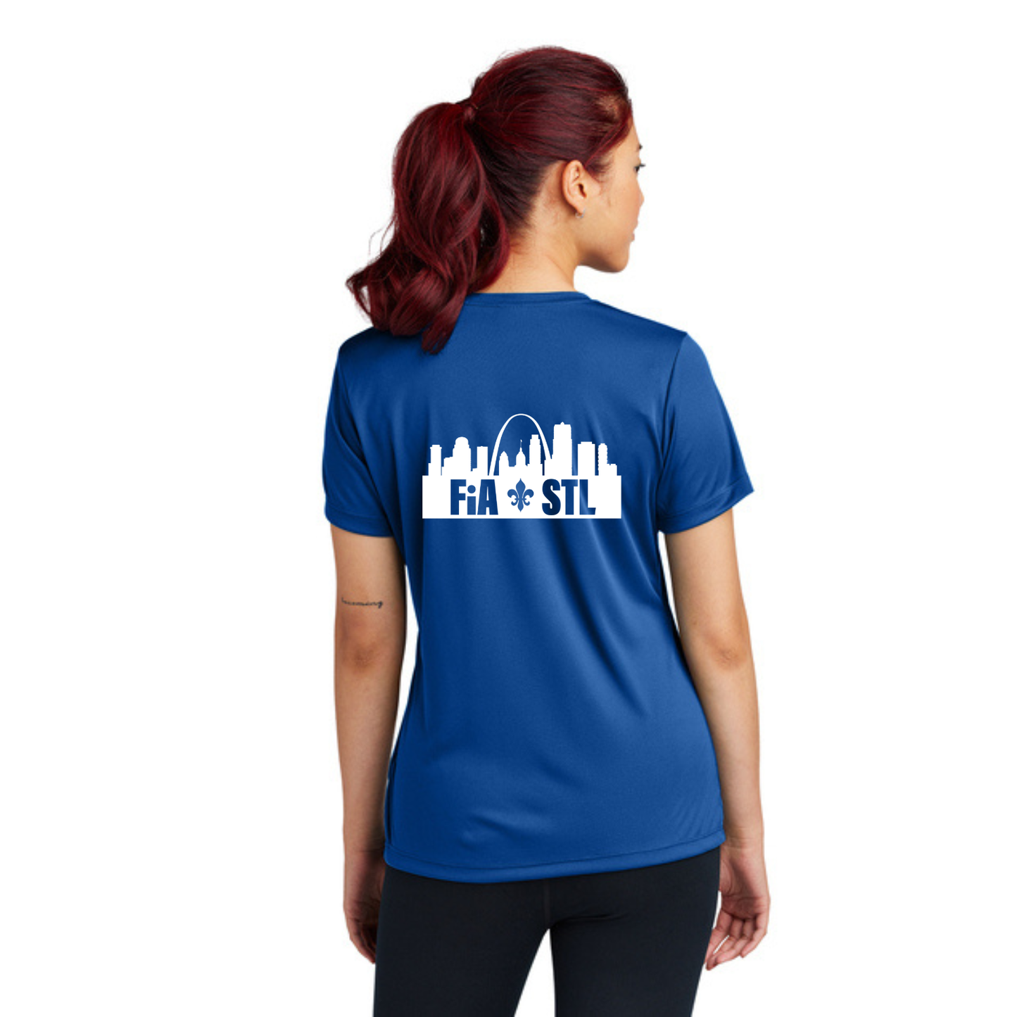 St. Louis, MO - Sport Tek Crew Neck Short Sleeve Performance Tee
