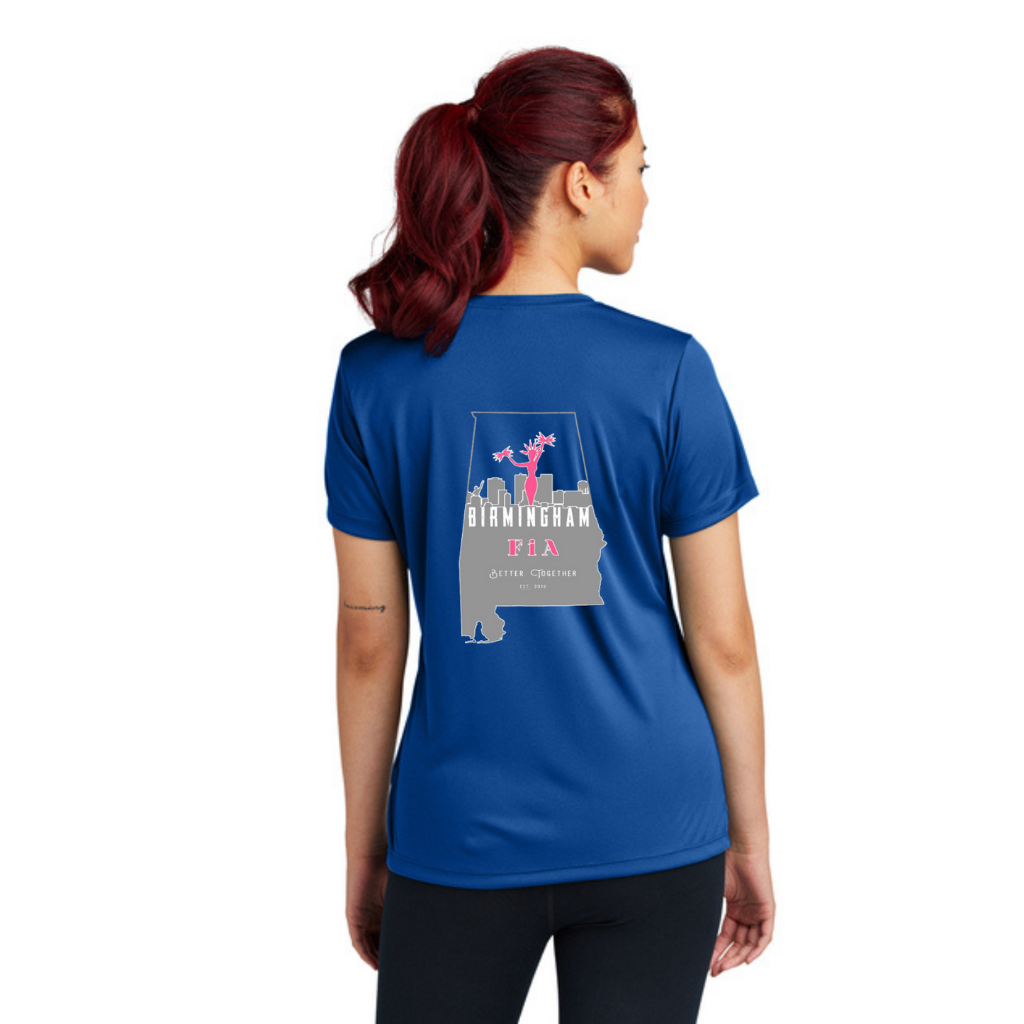 Birmingham, AL - Sport Tek Crew Neck Short Sleeve Performance Tee