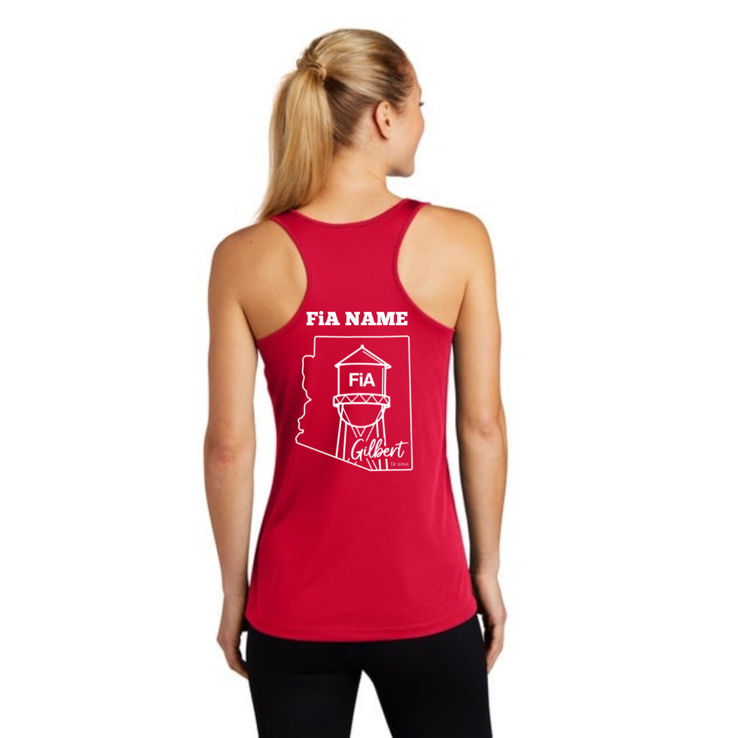 Gilbert AZ - PERSONALIZED Sport Tek Women's Racerback Tank