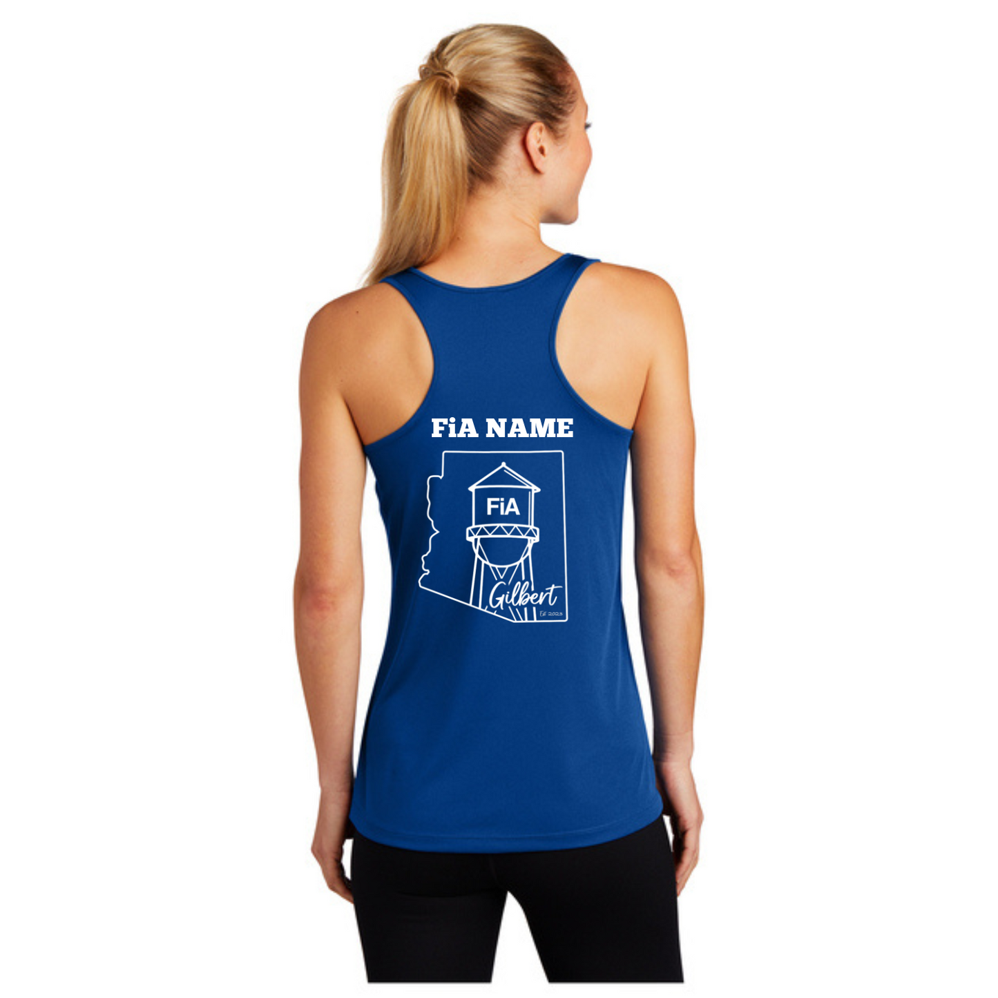 Gilbert AZ - PERSONALIZED Sport Tek Women's Racerback Tank