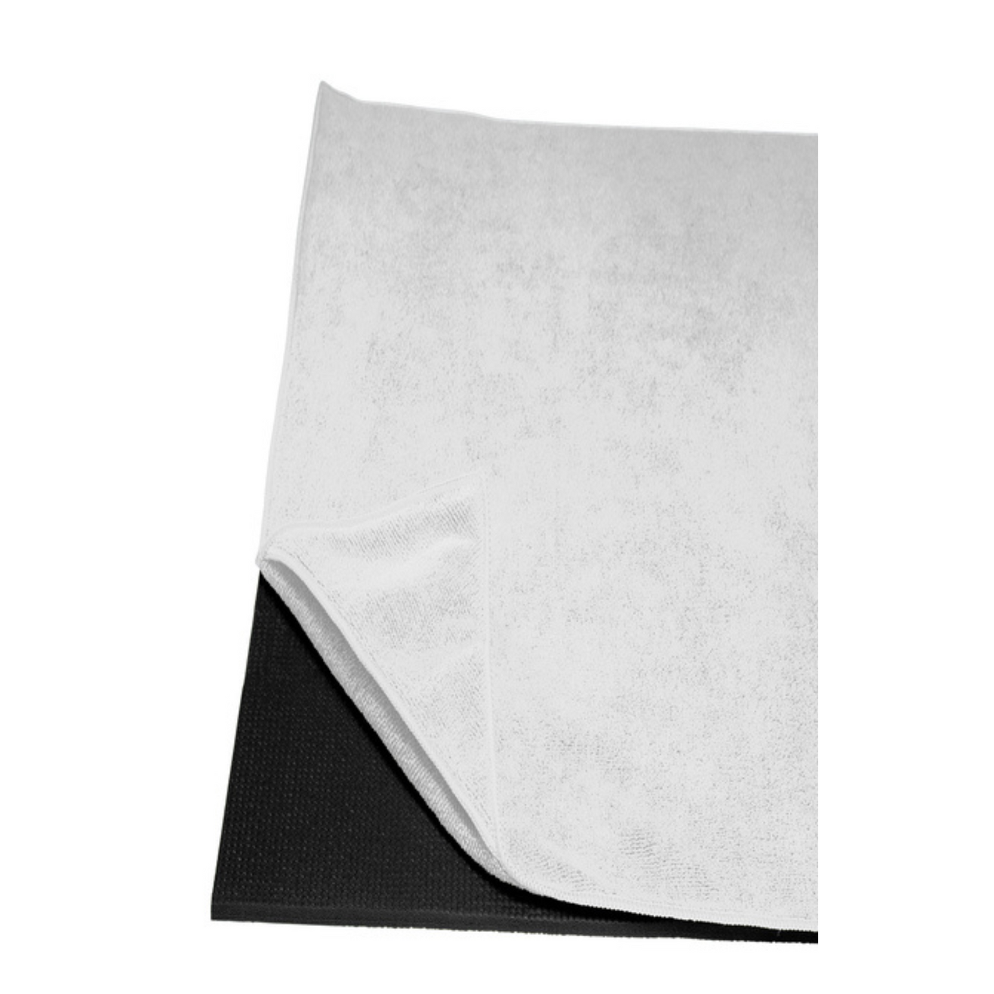 Embroidered Microfiber Stay Fitness Mat Towel