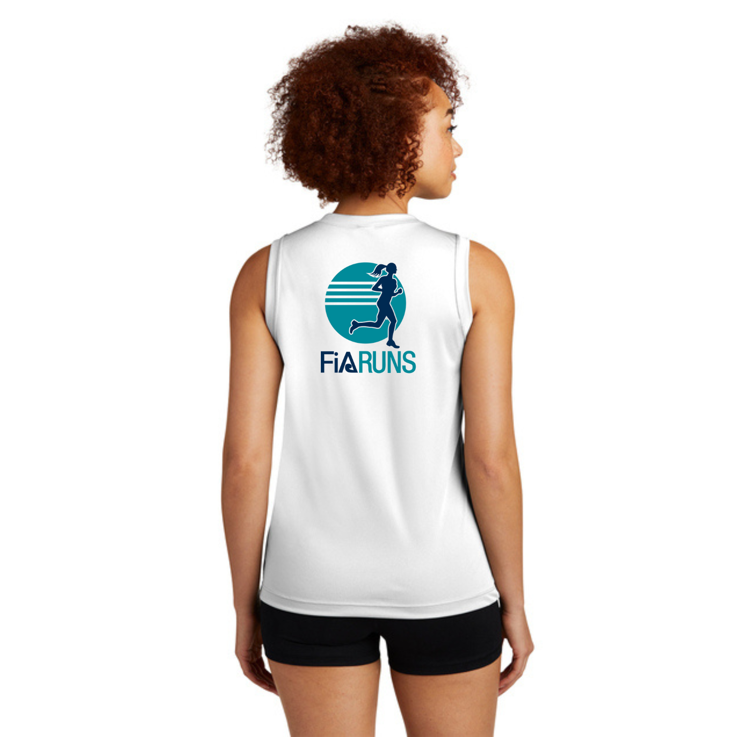 FiA Runs - Sport Tek Sleeveless Performance V-Neck Tee