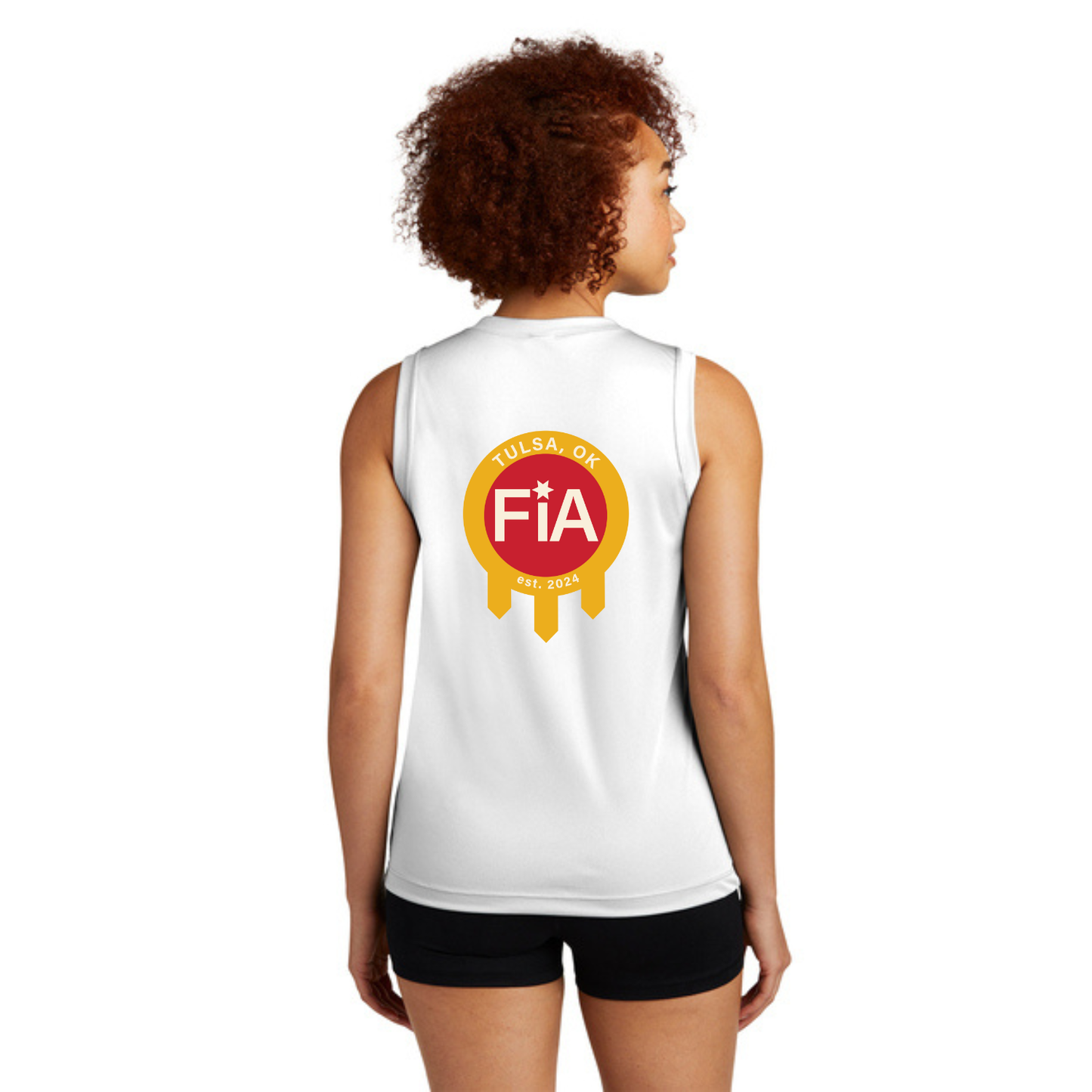 Tulsa, Ok - Sport Tek Sleeveless Performance V-Neck Tee