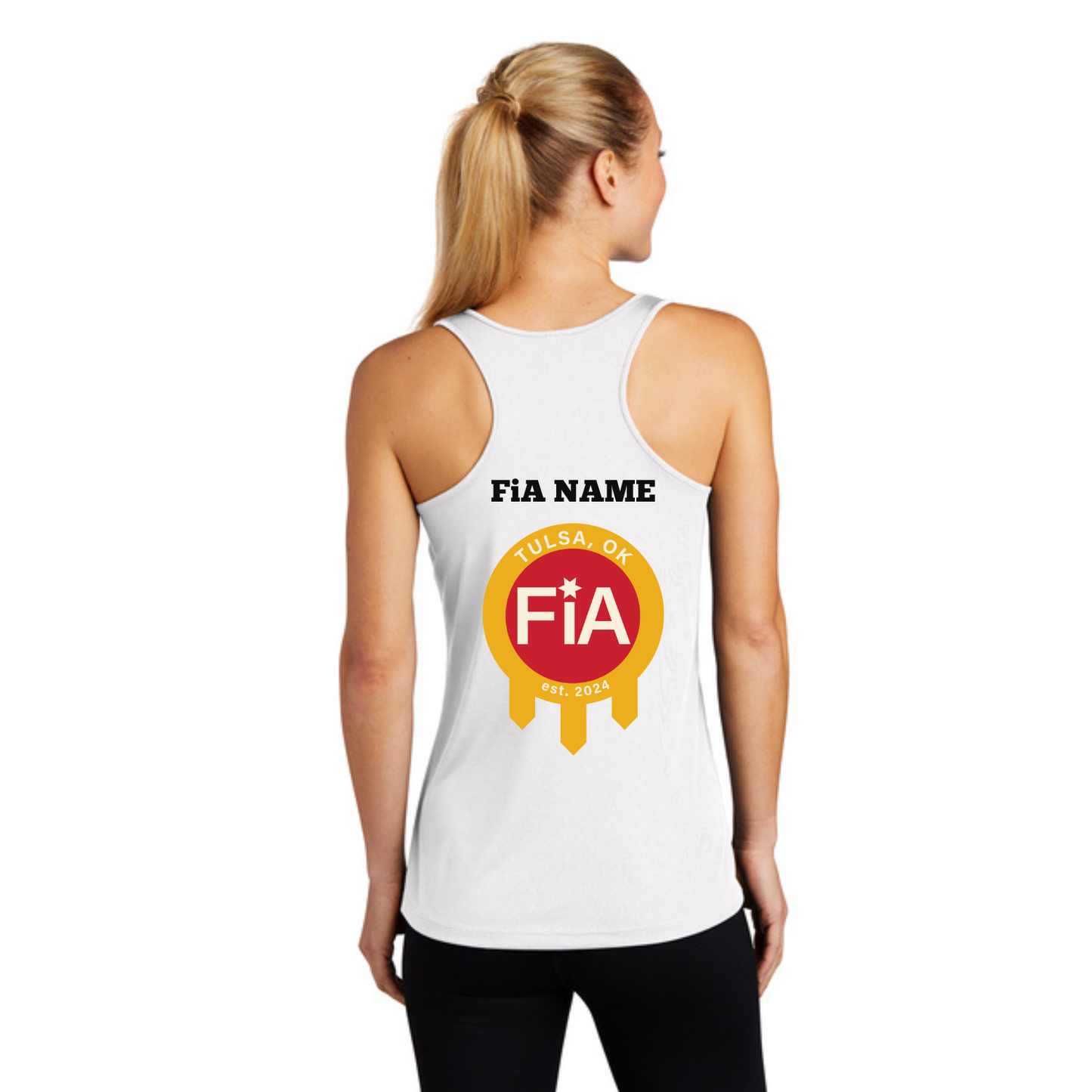 Tulsa, OK - PERSONALIZED Sport Tek Racerback Tank