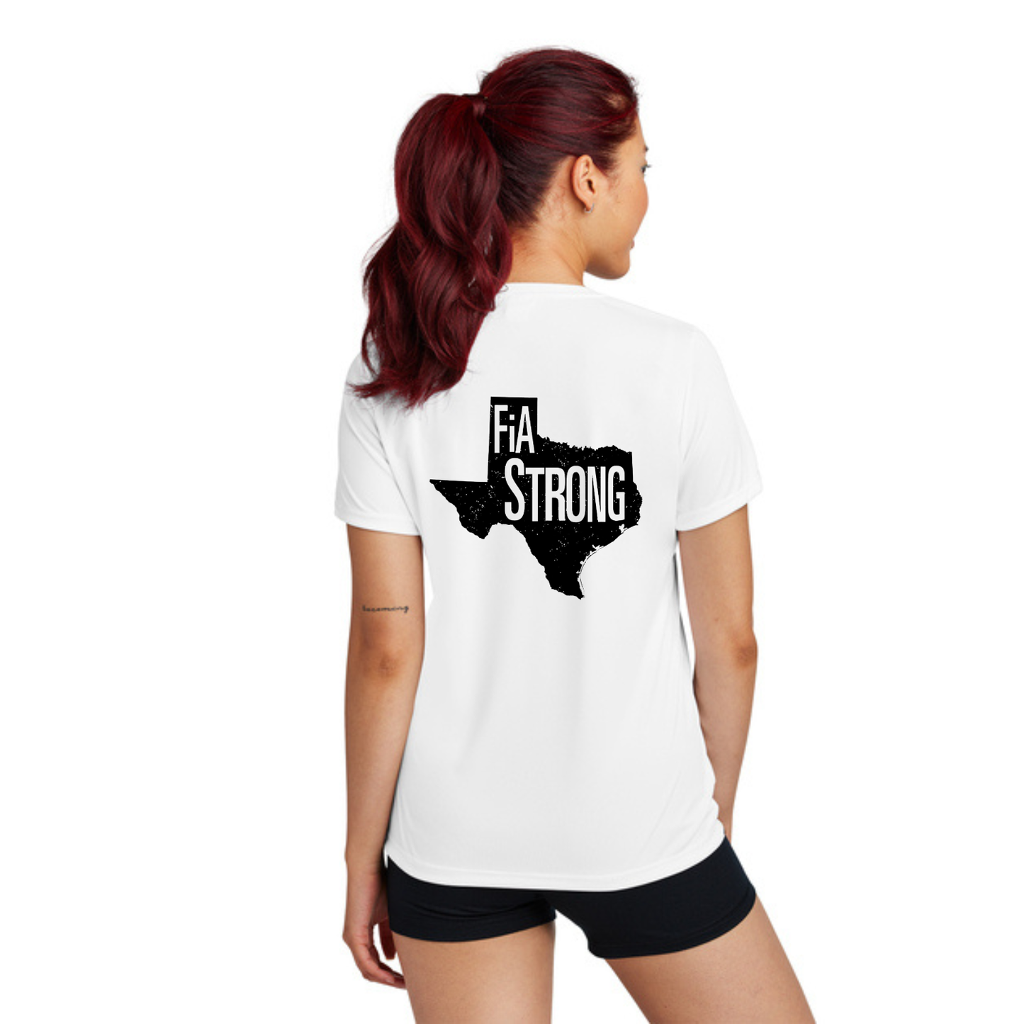Texas Strong -Sport Tek Sleeveless Performance V-Neck Tee
