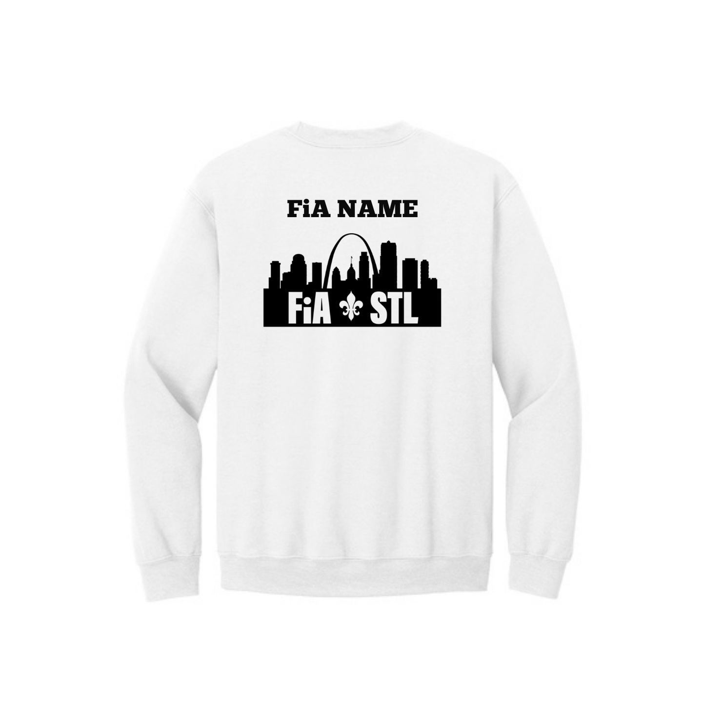 St. Louis, MO - PERSONALIZED Gildan Heavy Blend Crewneck Sweatshirt