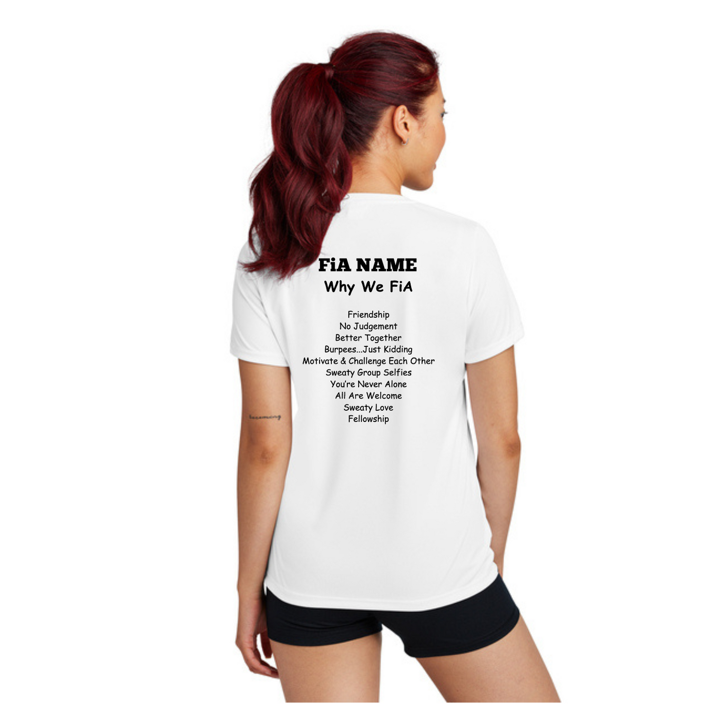 Why we FiA Goose Creek, SC - NEON PERSONALIZED Sport Tek Crew Neck Short Sleeve Performance Tee